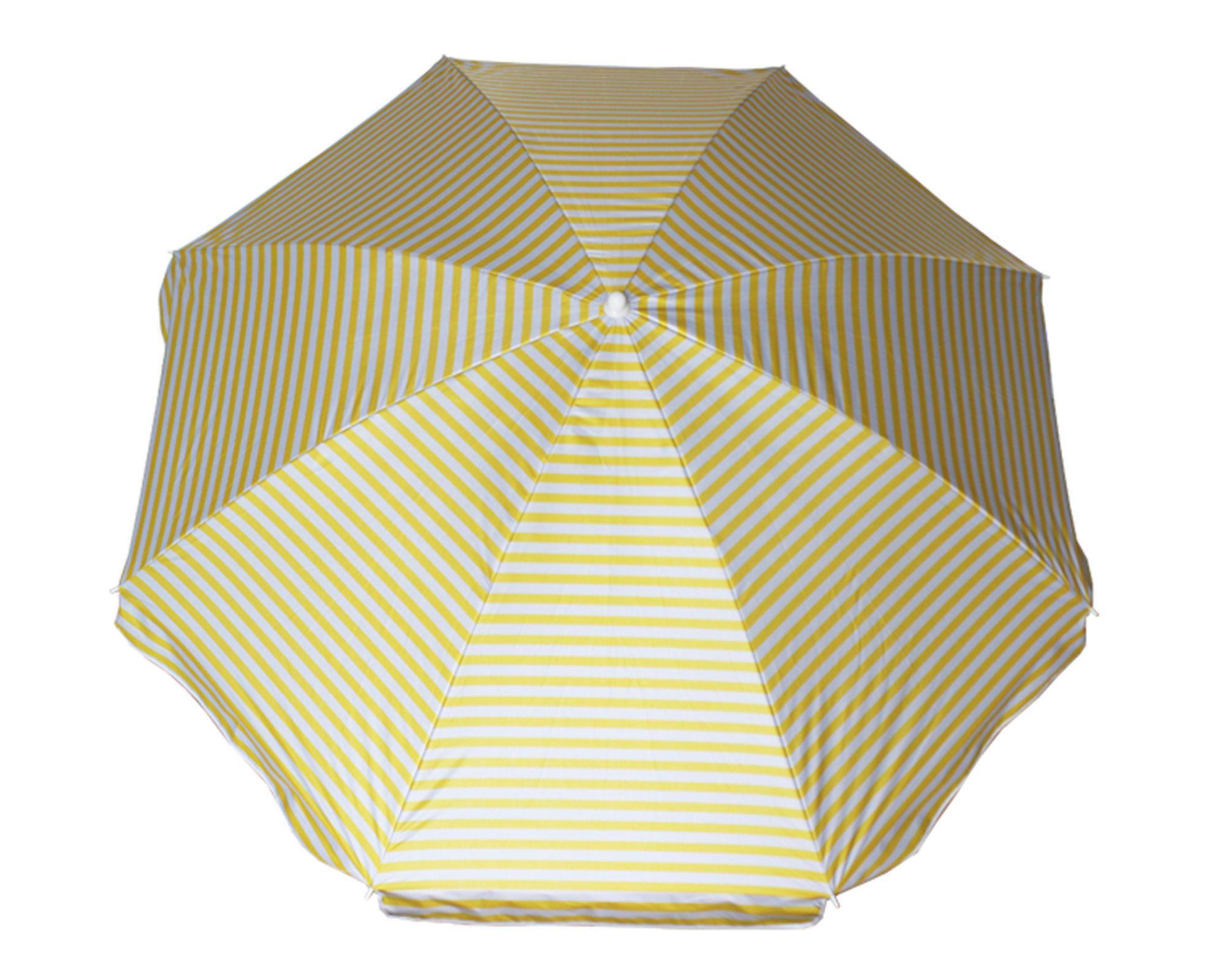 Quitasol 2 m amarillo/blanco Outzen-1