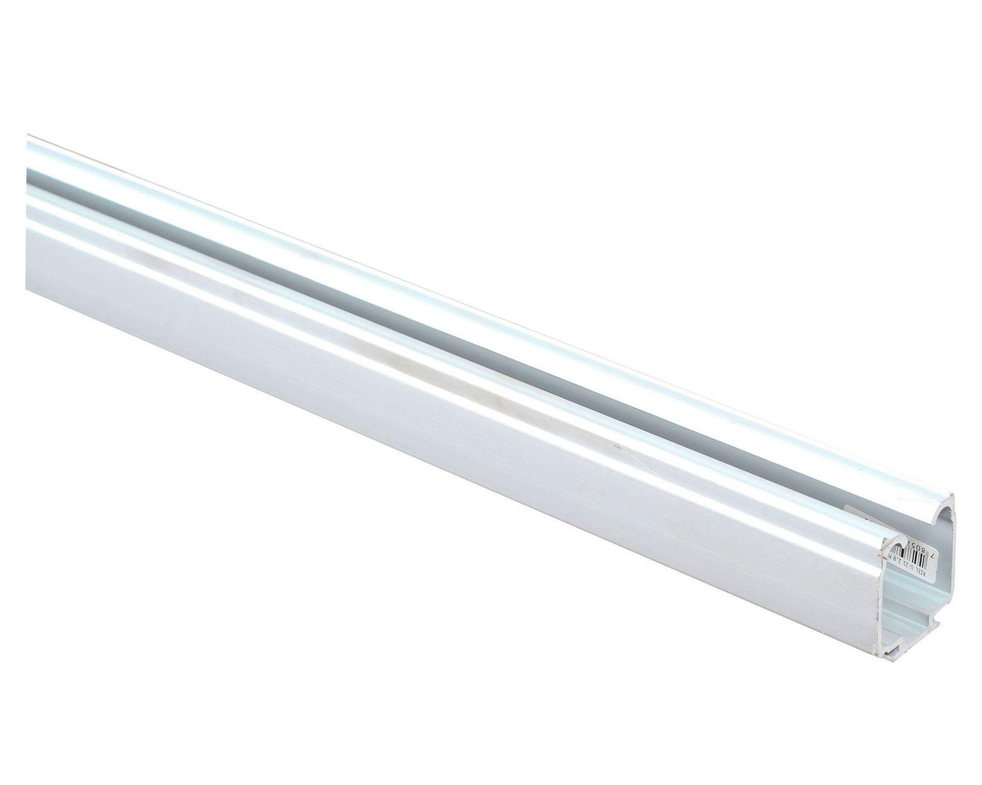 Riel 2 m U-21 aluminio Ducasse Industrial-3