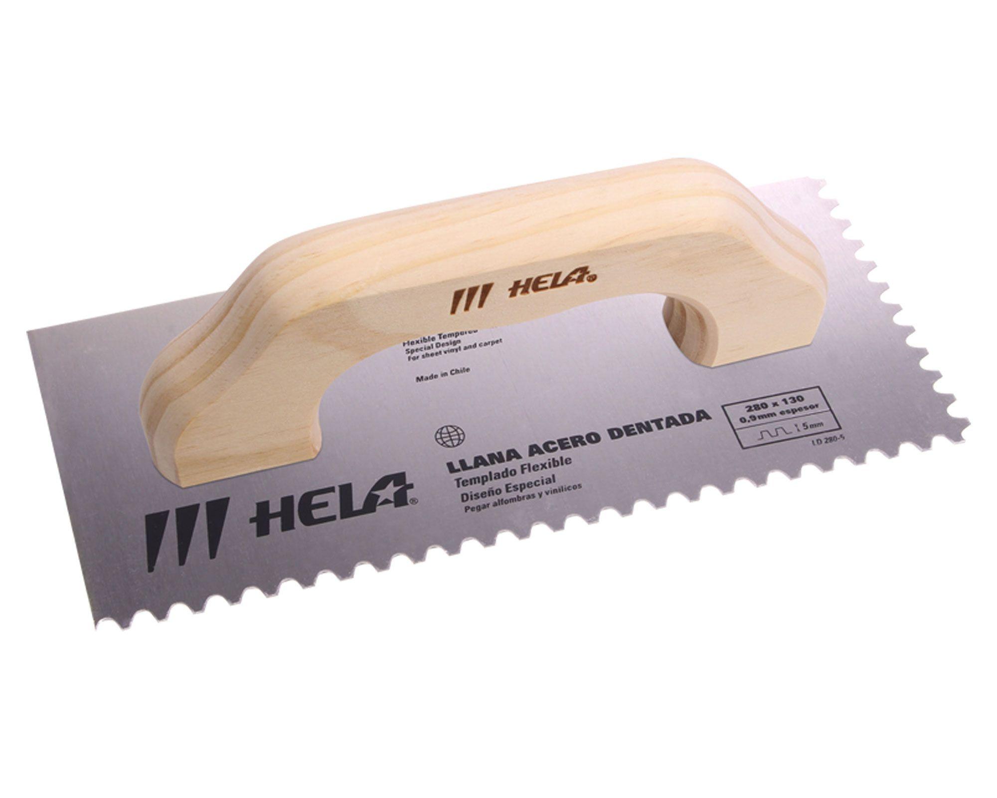 Llana acero 280 x 130 mm dentada ld 280-5 Hela-0