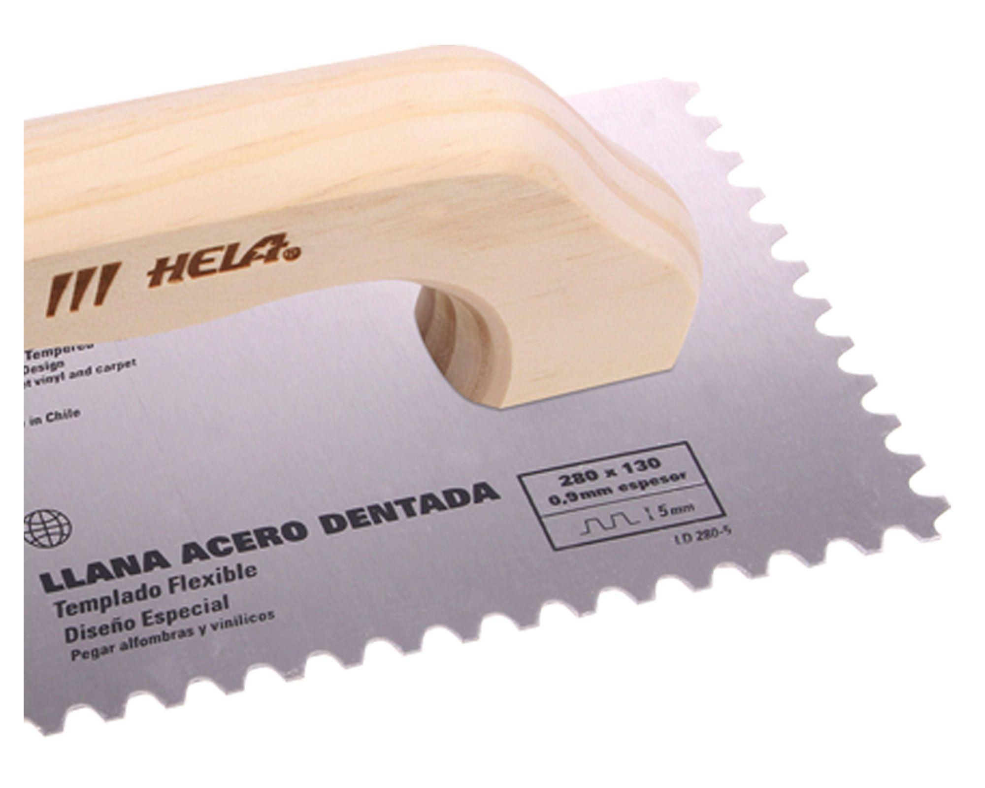 Llana acero 280 x 130 mm dentada ld 280-5 Hela-2