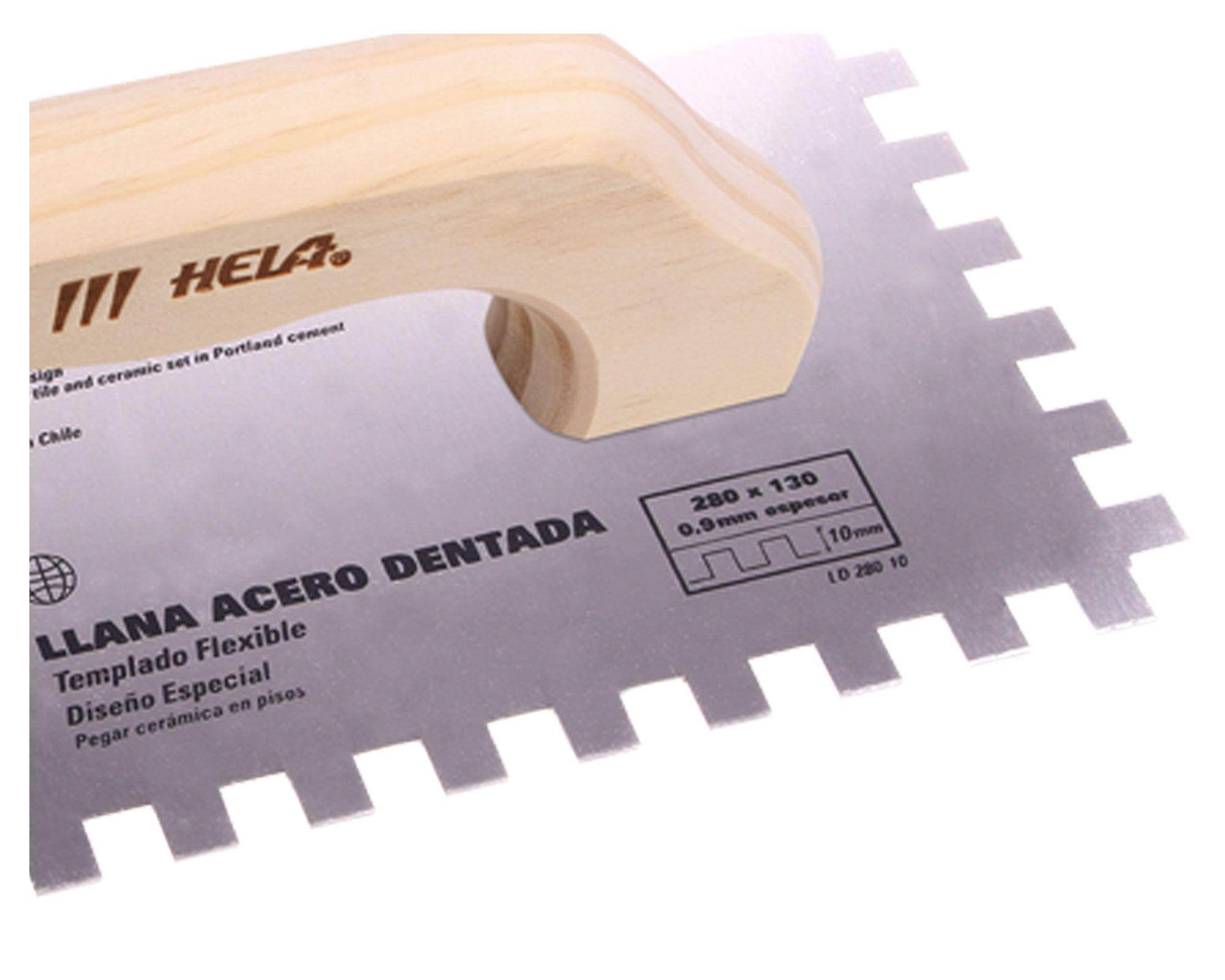 Llana acero 280 x 128 mm dentada ld 280-10 Hela-2