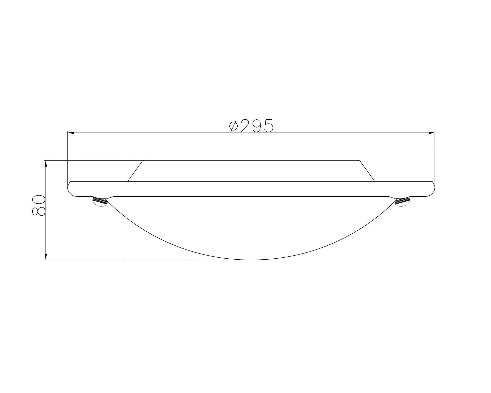 Plafón 1L E27 PH2080 Abitare-3