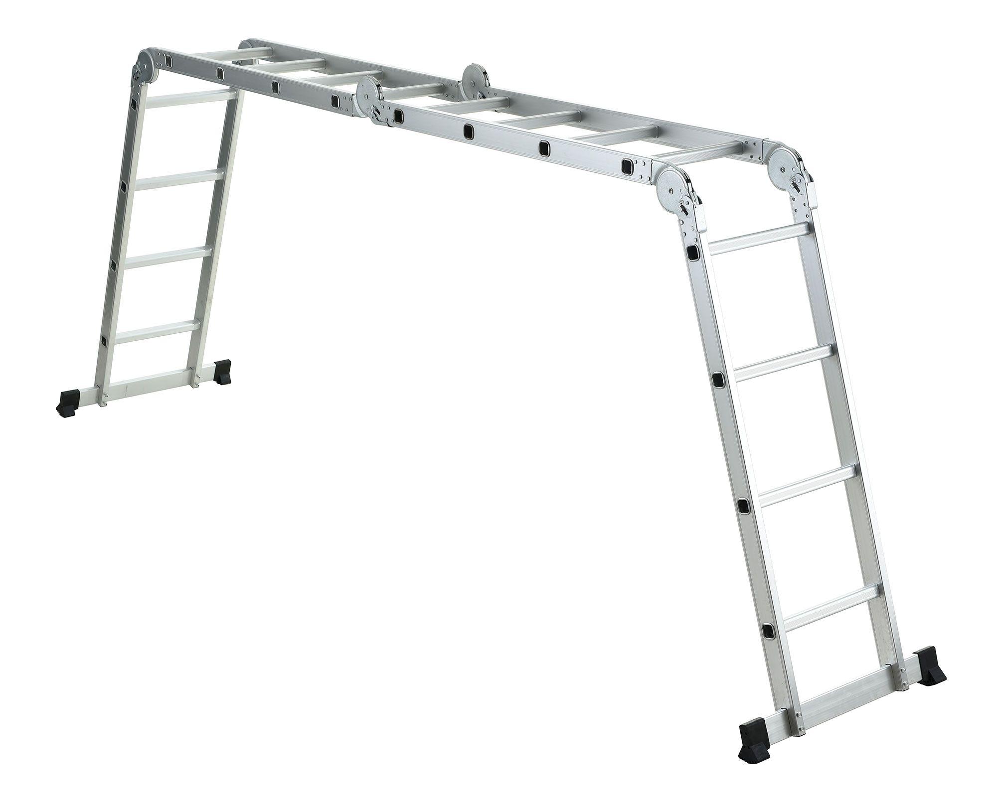Escalera alto 126.5 cm 16 peldaños multipropósito Wrk Work-2