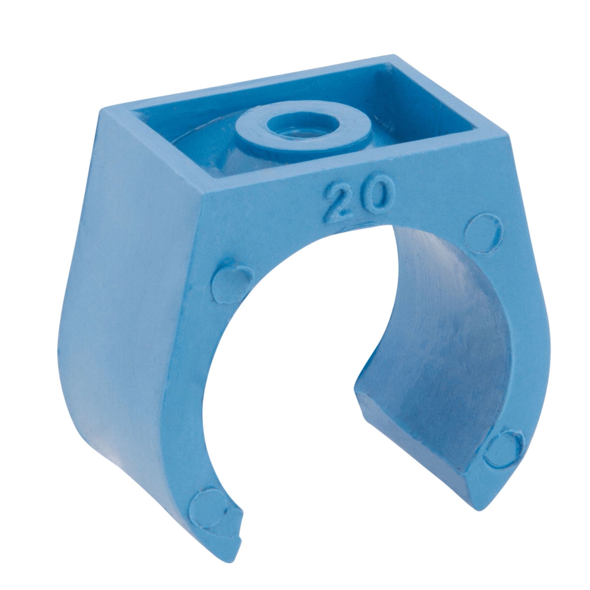 Abrazadera para tubería 20 mm Hoffens-0