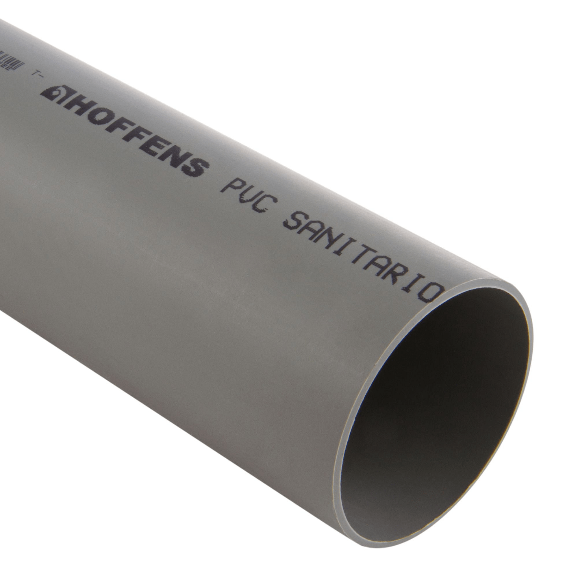 Tubo pvc sanitario 75 mm x 6 mt Hoffens-0