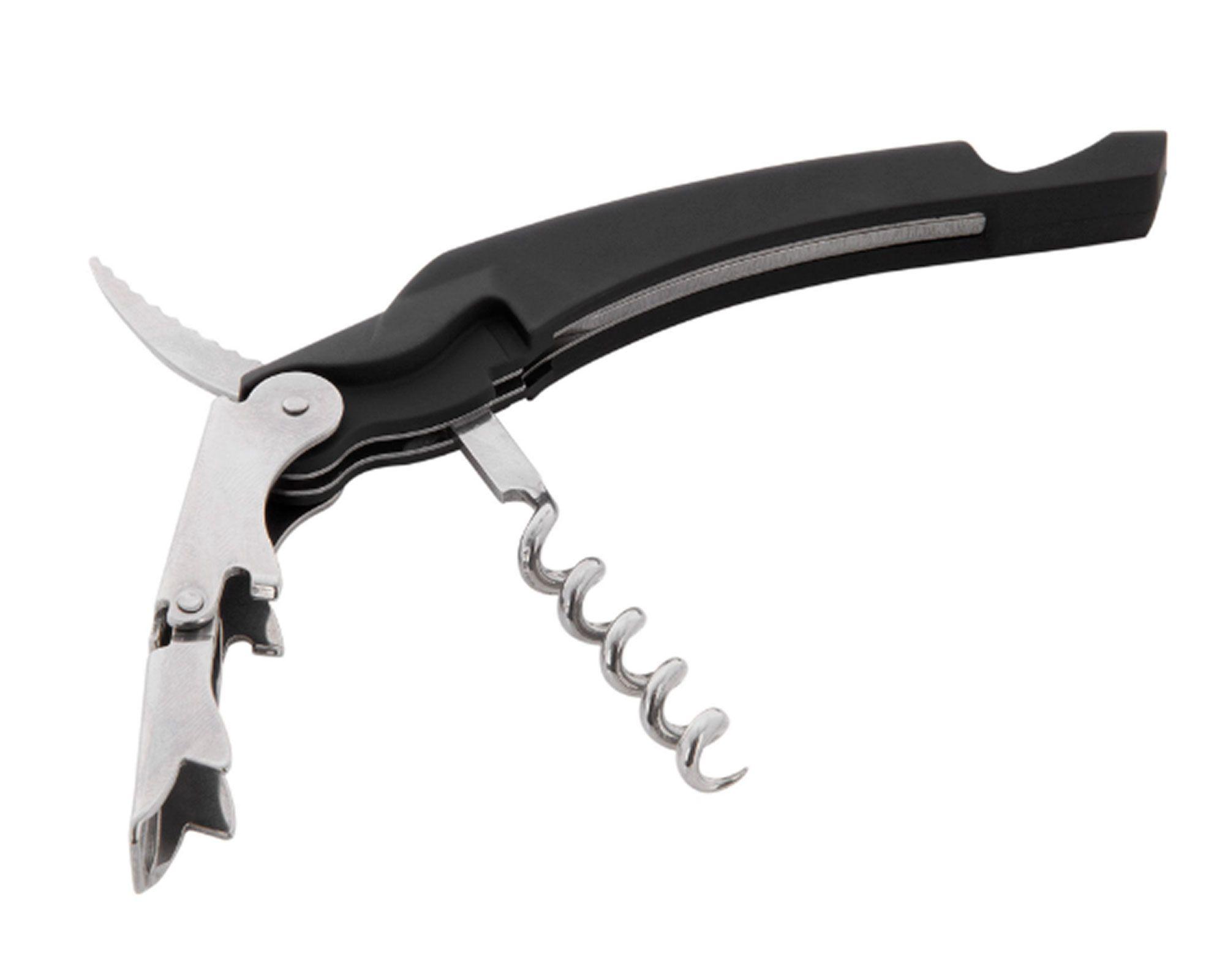 Sacacorcho 2 tiempos negro/inox ilko-1