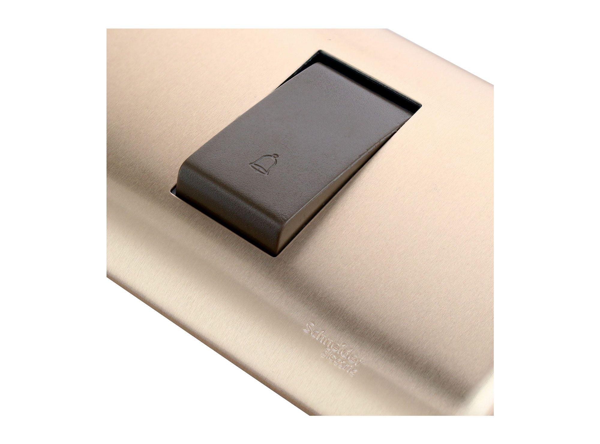 Interruptor pulsador 16 amp iridium bronce Schneider-3