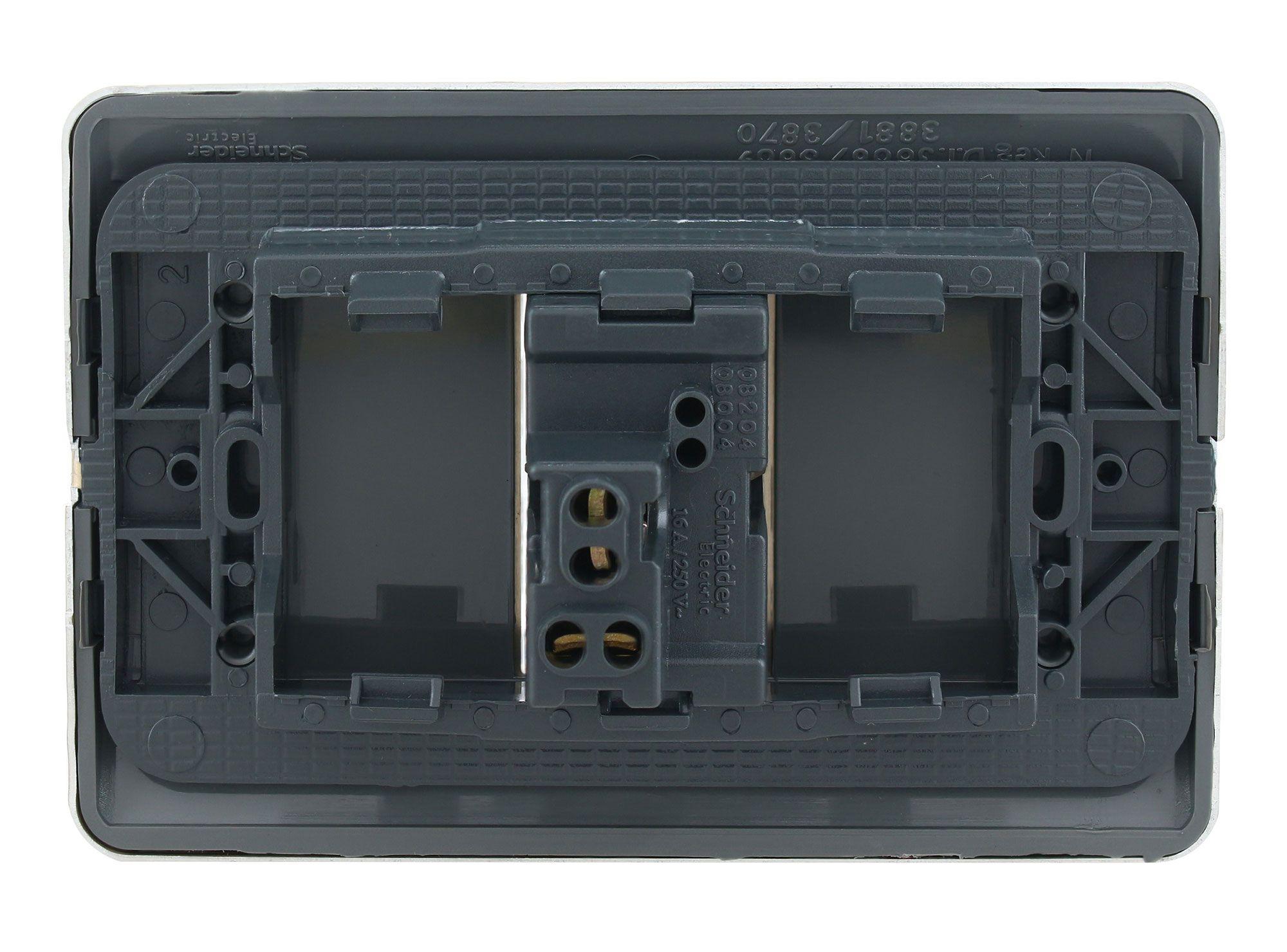 Interruptor pulsador 16 amp iridium bronce Schneider-2