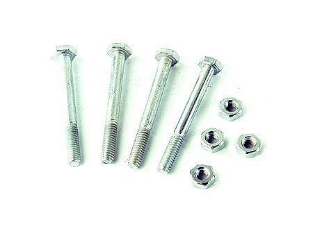 Perno hexagonal g2 con tuerca zb. 1/4'' x 3''. Easy Fix-0