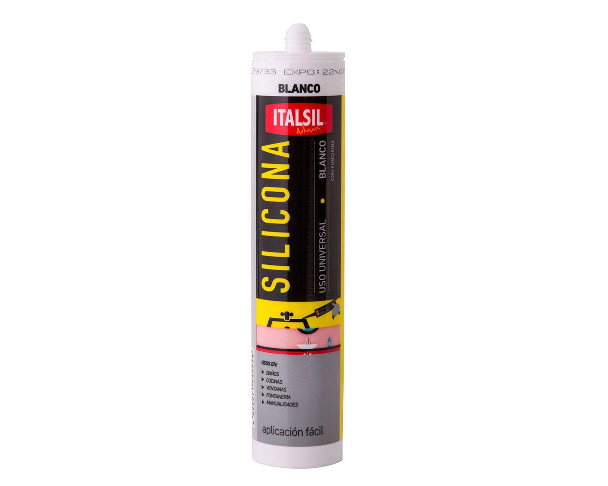 Silicona 300 ml universal blanco italsil-0