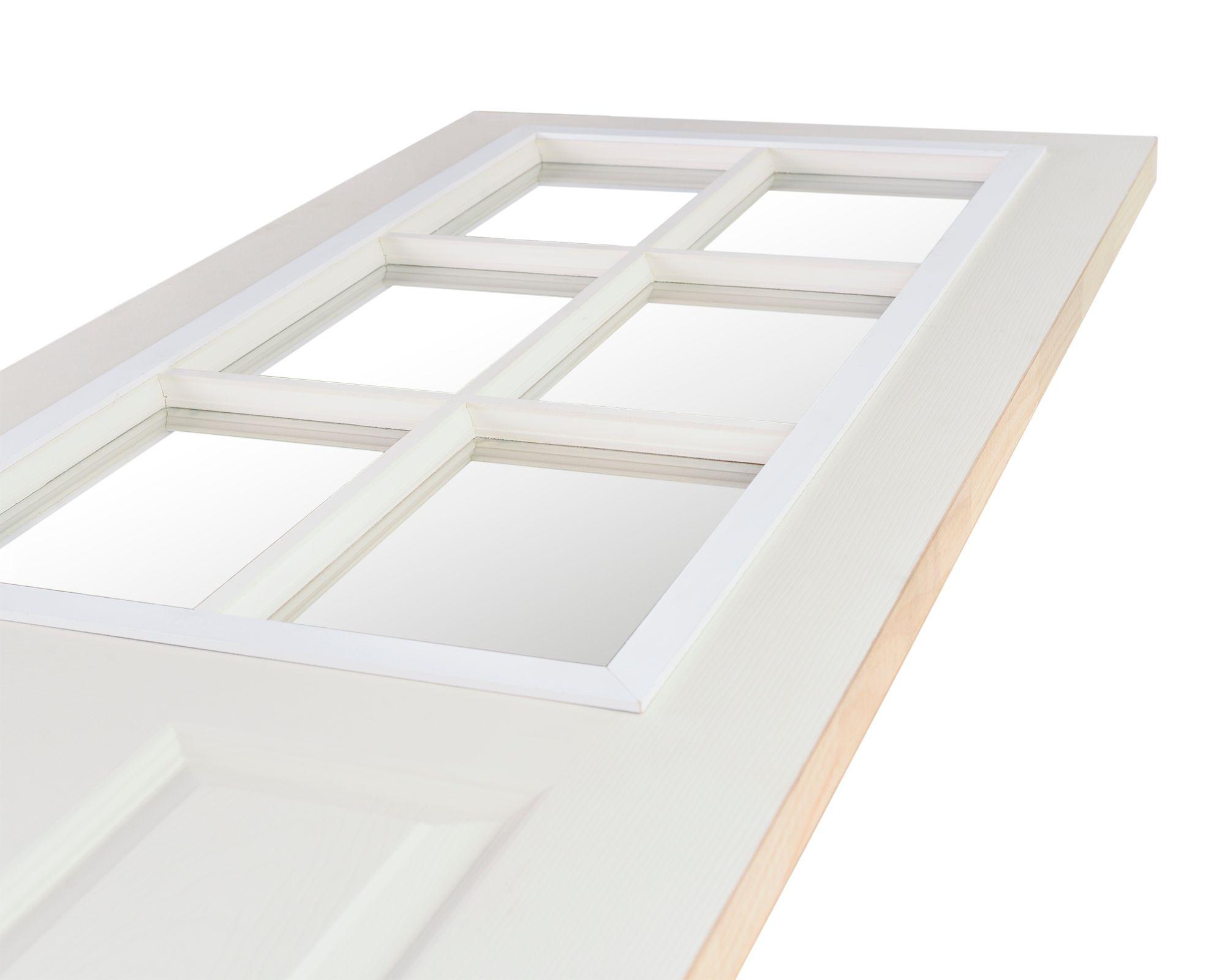 Puerta interior vidriada 70x200 cm sinfonía hdf masonite-2