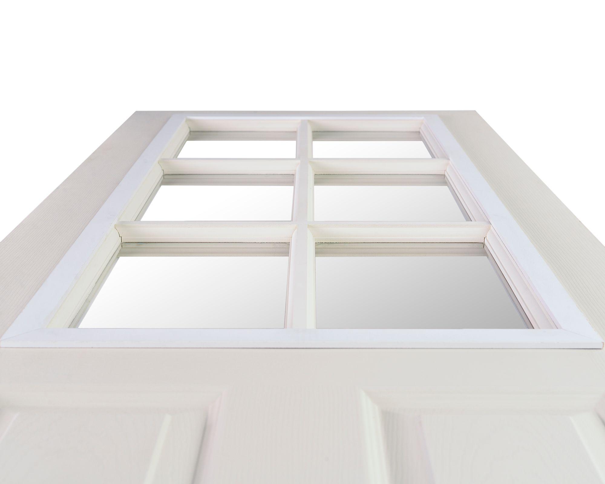 Puerta interior vidriada 70x200 cm sinfonía hdf masonite-3