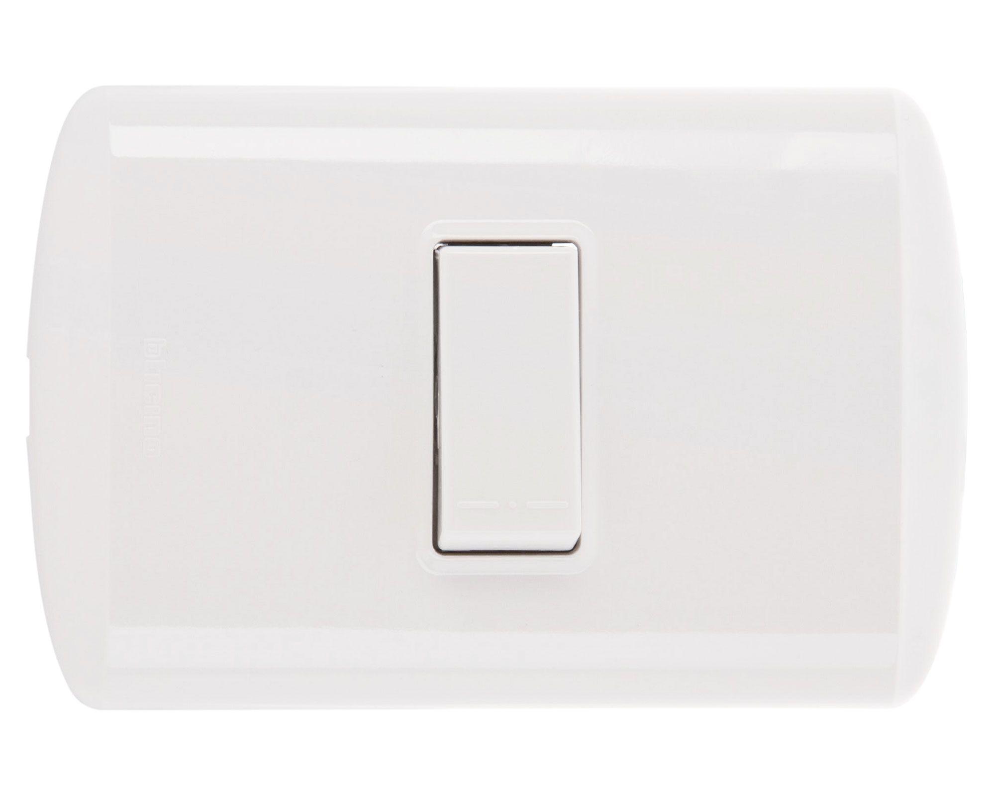 Interruptor simple embutido 9/12 modus blanco Bticino-0