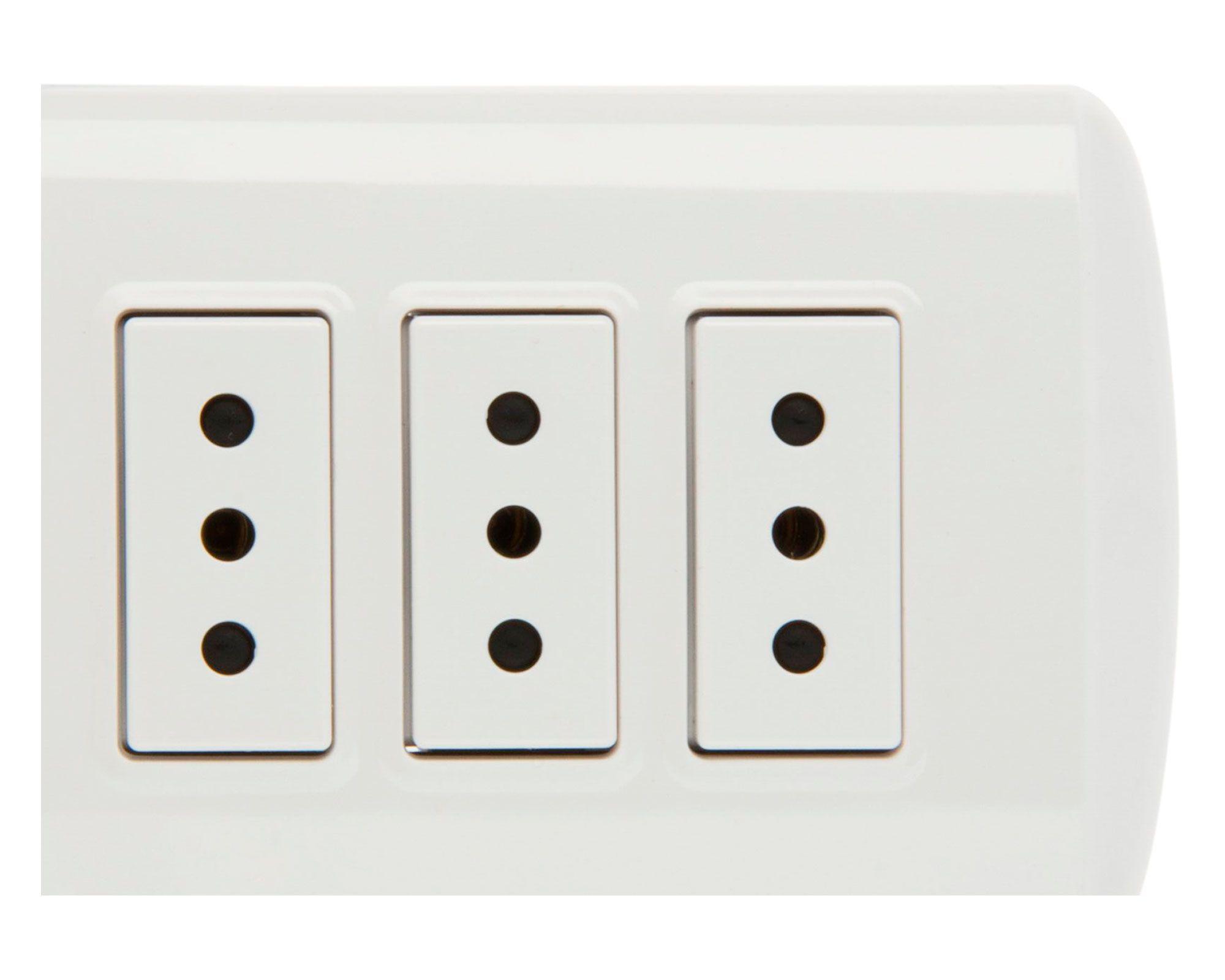 Toma corriente triple 10 a modus blanco Bticino-1