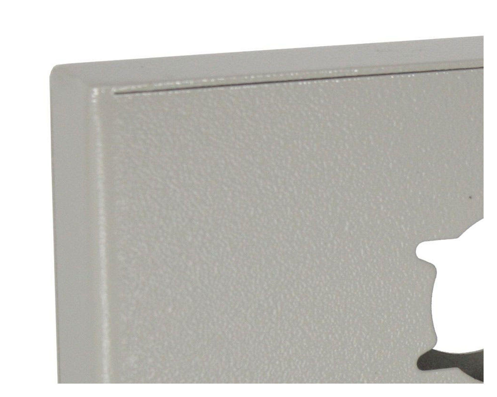 Caja metálica para soldar cerradura sobreponer gris Poli-2