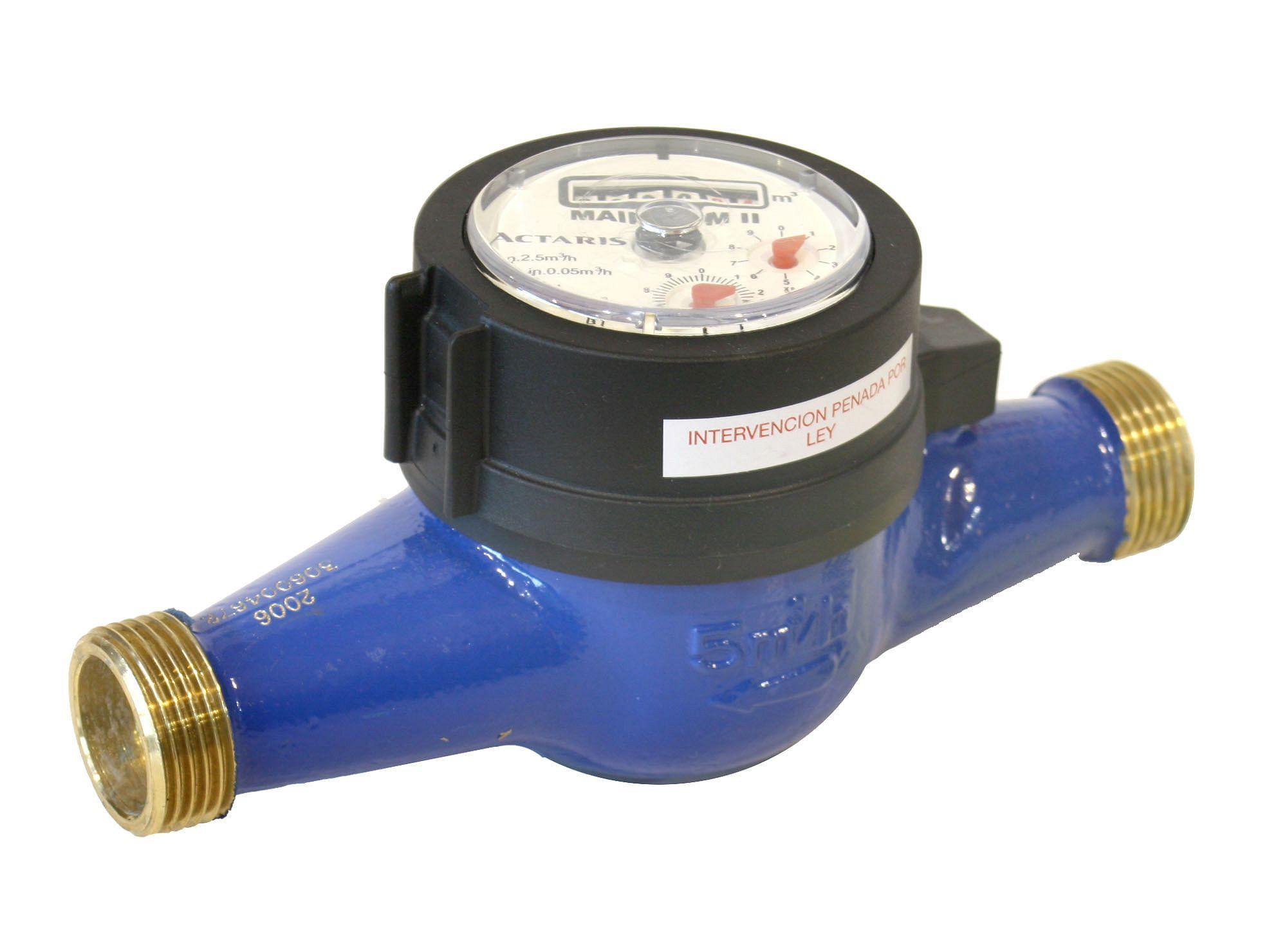 Medidor de agua tm 3/4 rosca igual-0