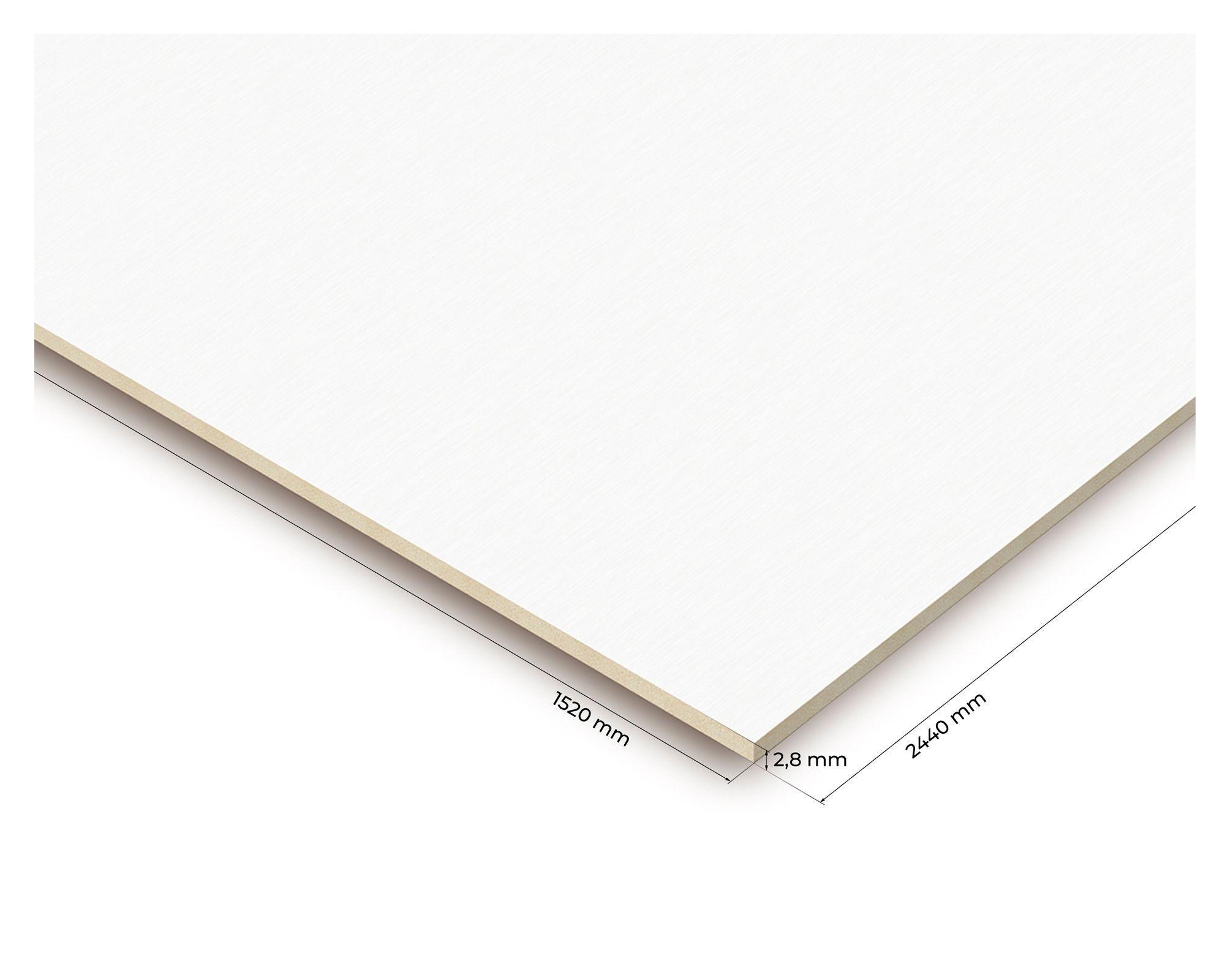 Tablero MDF durolac 2.8x1520x2440 mm blanco-2