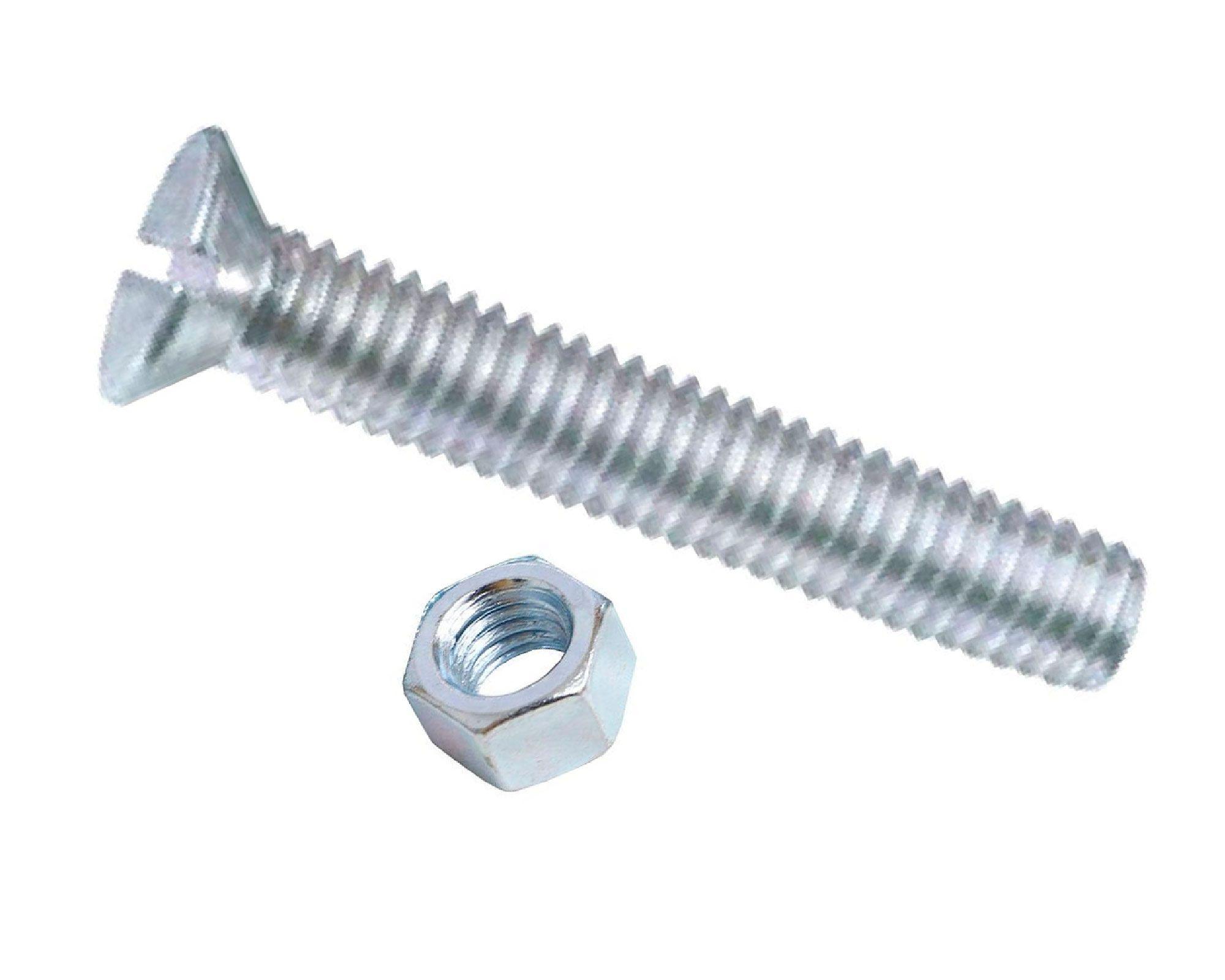 Perno ranura combinada 1/4x1/2 con tuerca b4 Imporper-0