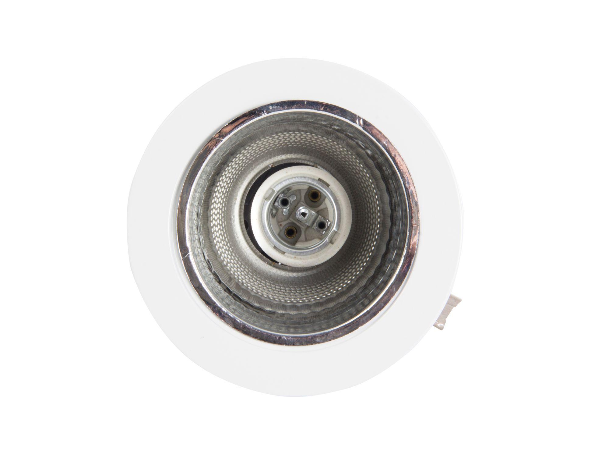 Foco embutido 1L 13 cm R63 blanco Drl-0