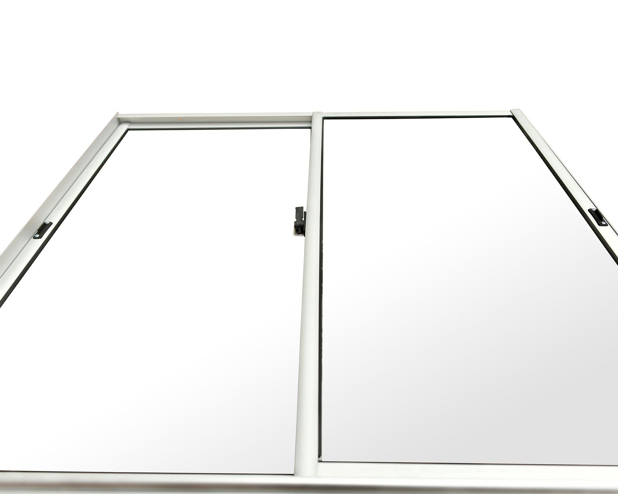 Ventana Aluminio 100x100 cm Corredera Curva Mate-3