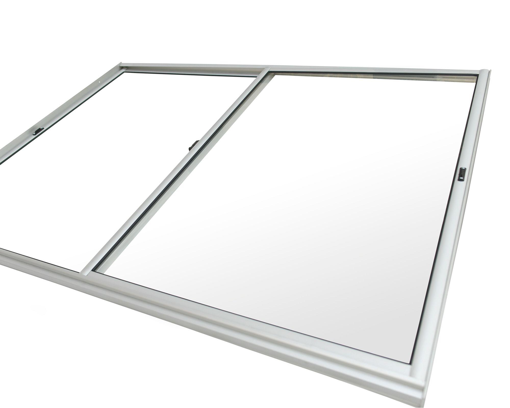 Ventana Aluminio 166X100 cm Corredera Curva Mate-3