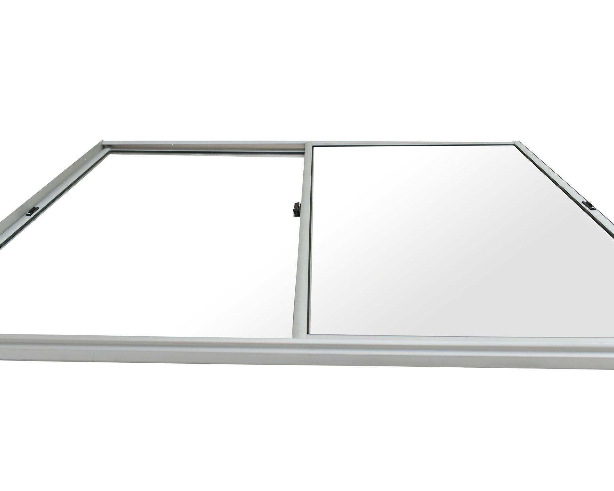 Ventana Aluminio 166X100 cm Corredera Curva Mate-2