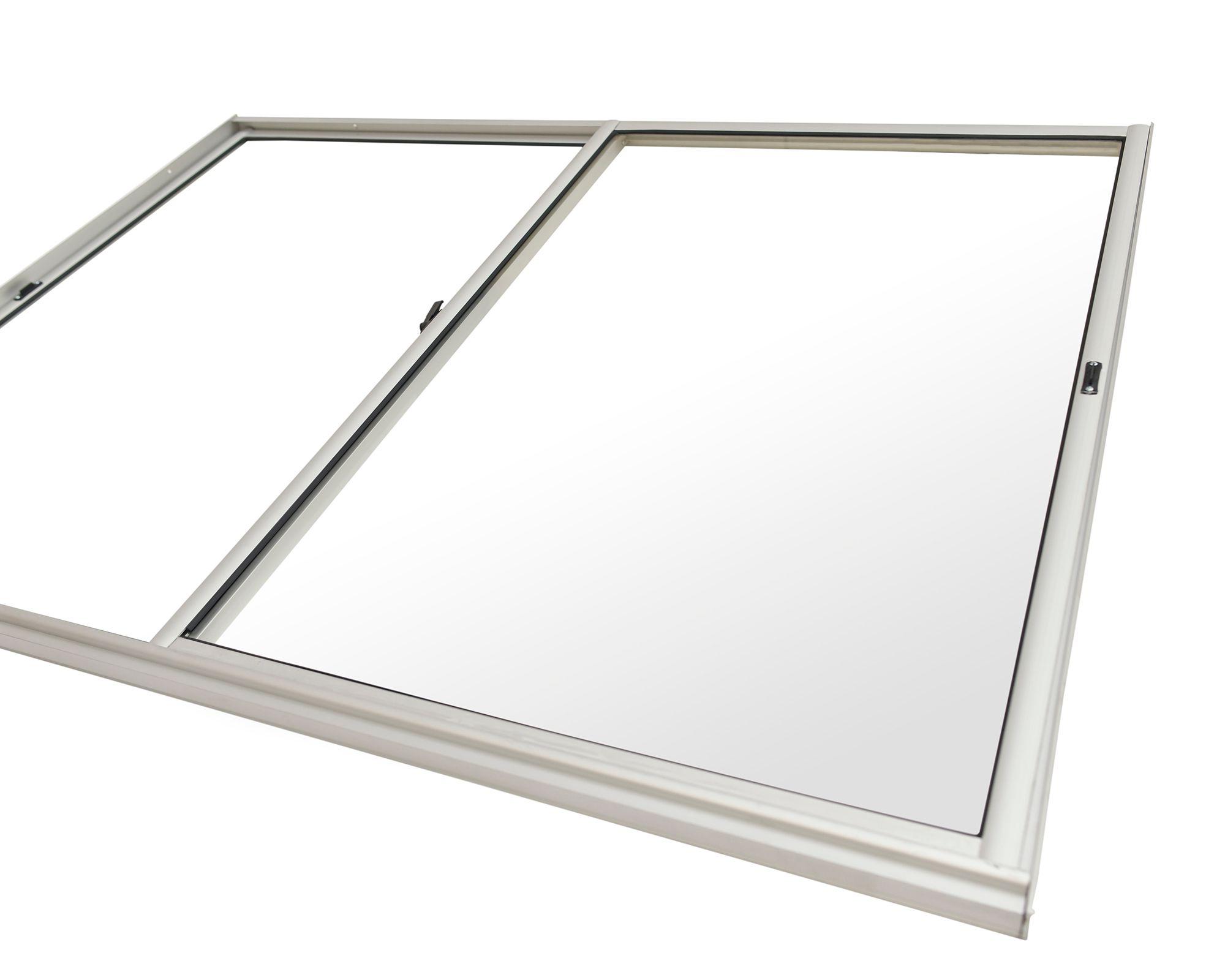 Ventana Aluminio 151x114 cm Corredera Curva Mate-3