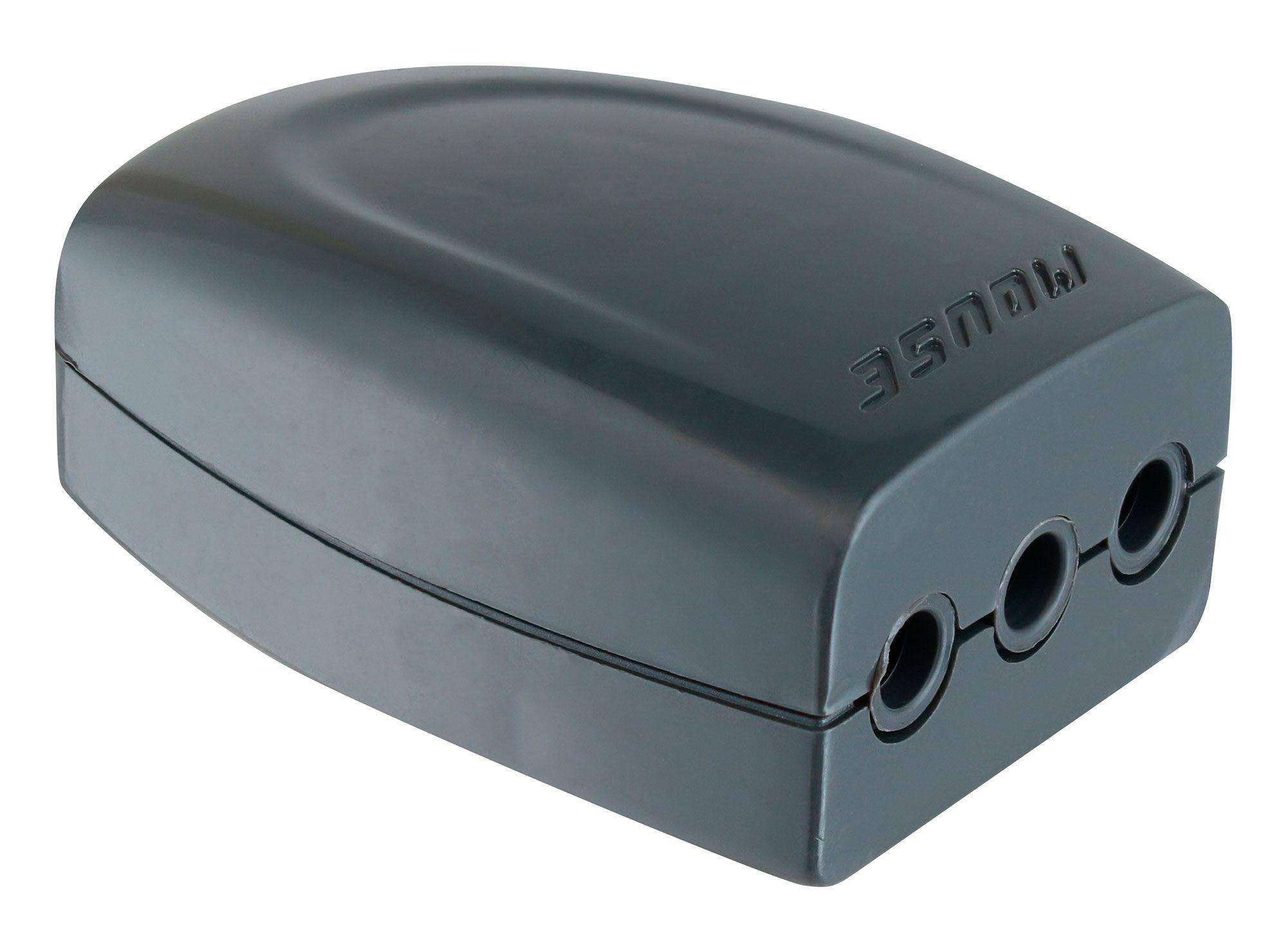 Enchufe hembra volante 10A 2 p + t  mouse noir Schneider-2