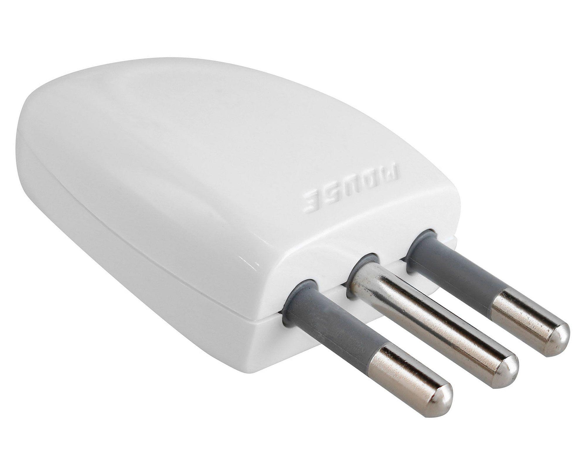 Enchufe macho mouse 10 amp blanco Schneider-5