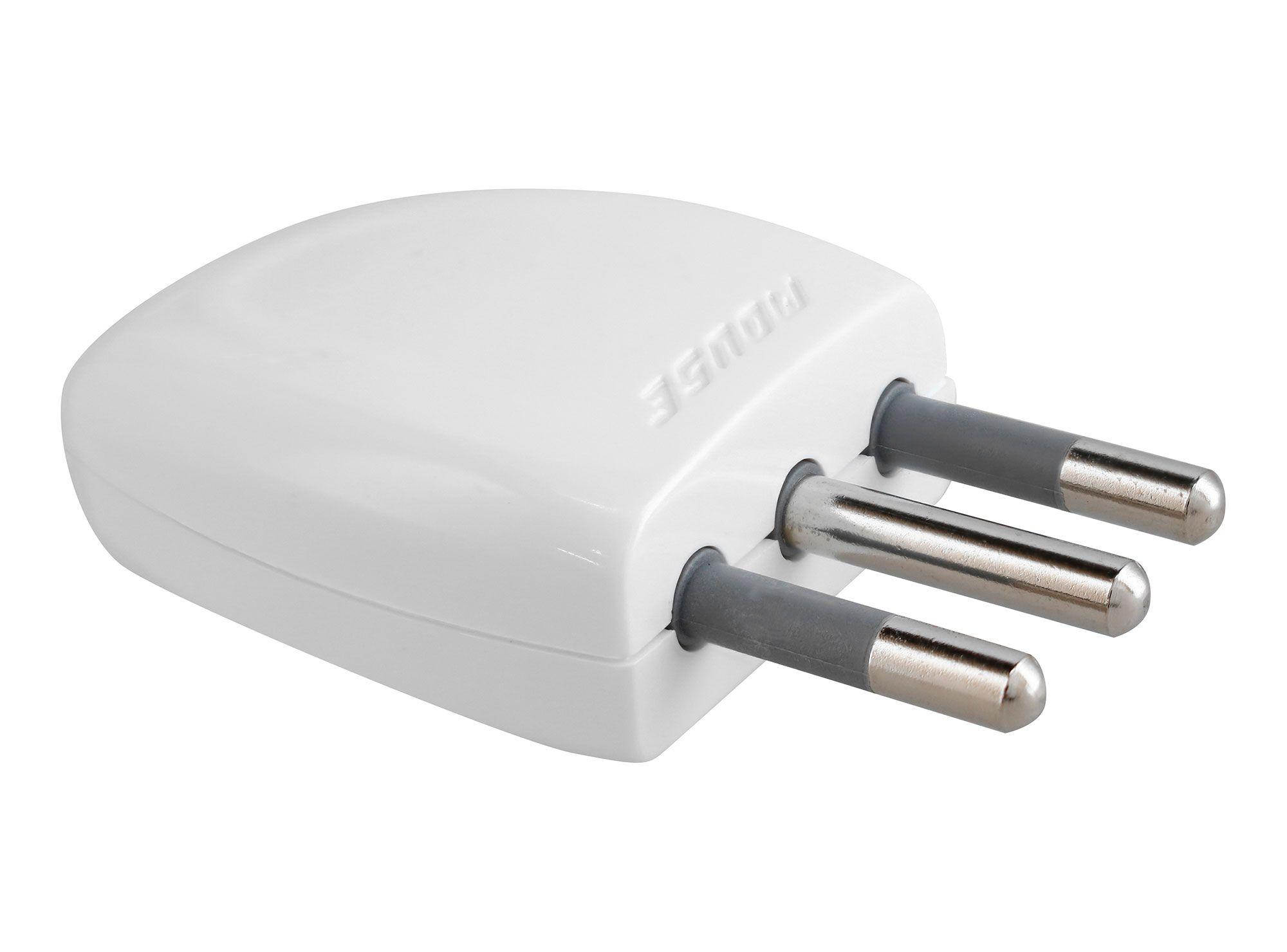 Enchufe macho mouse 10 amp blanco Schneider-2