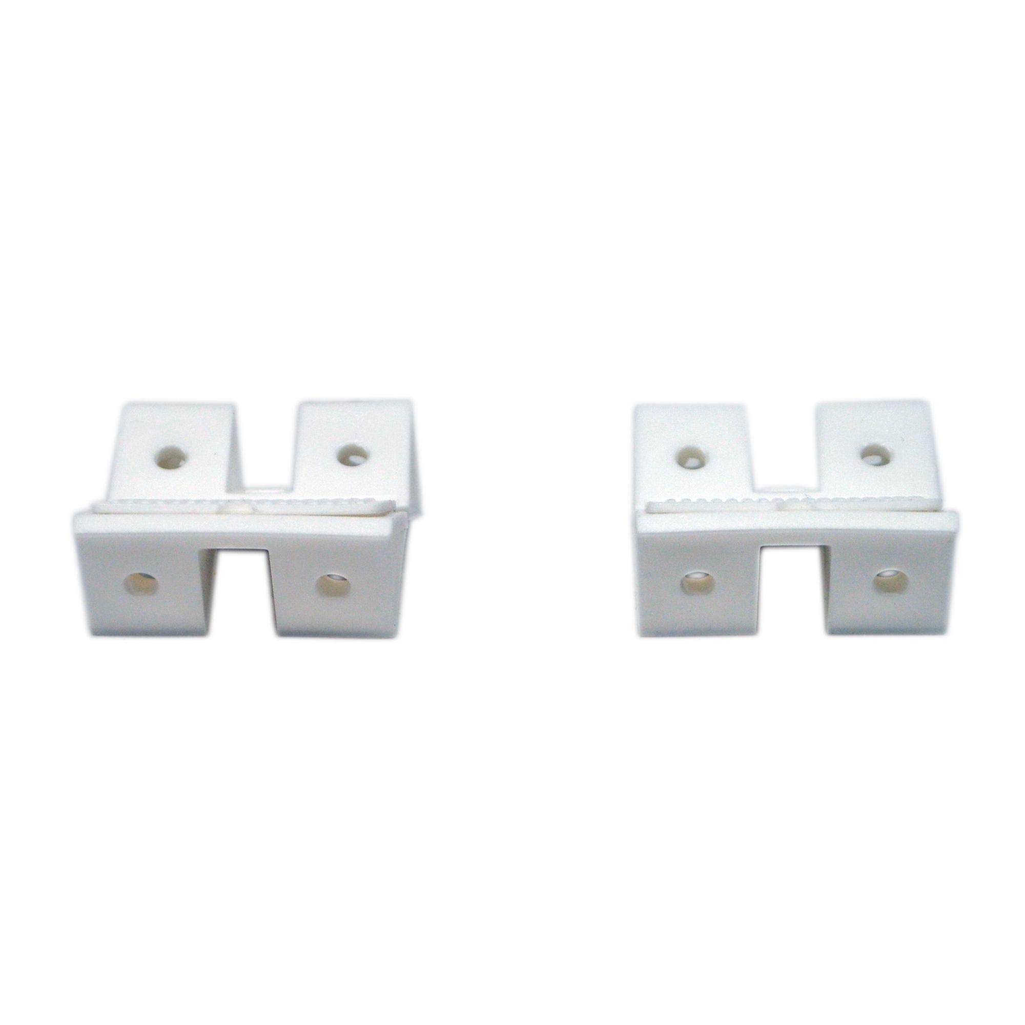 Escuadra triangular doble blanca Dvp-2