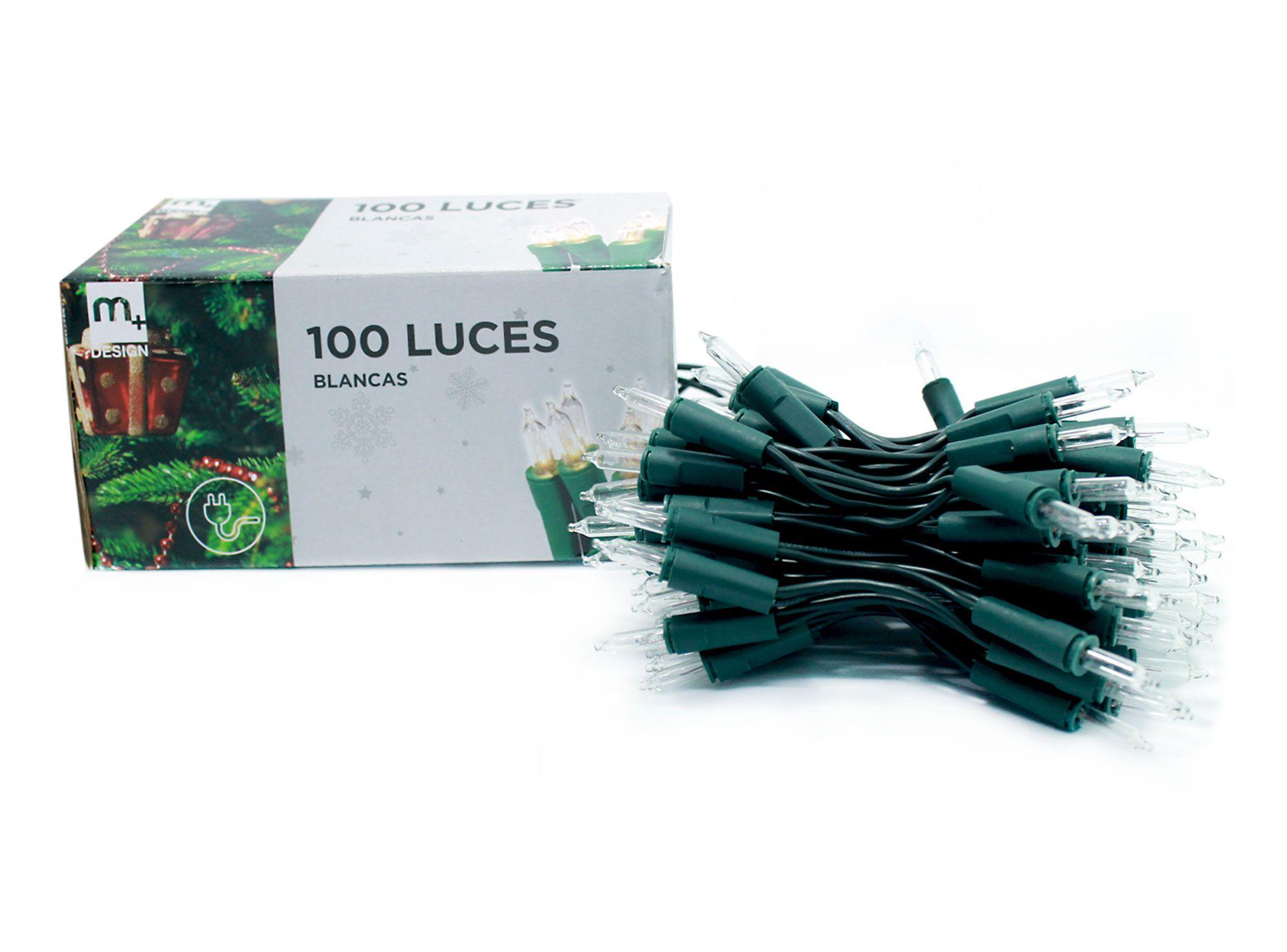 100 Luces de navidad mini blancas-0