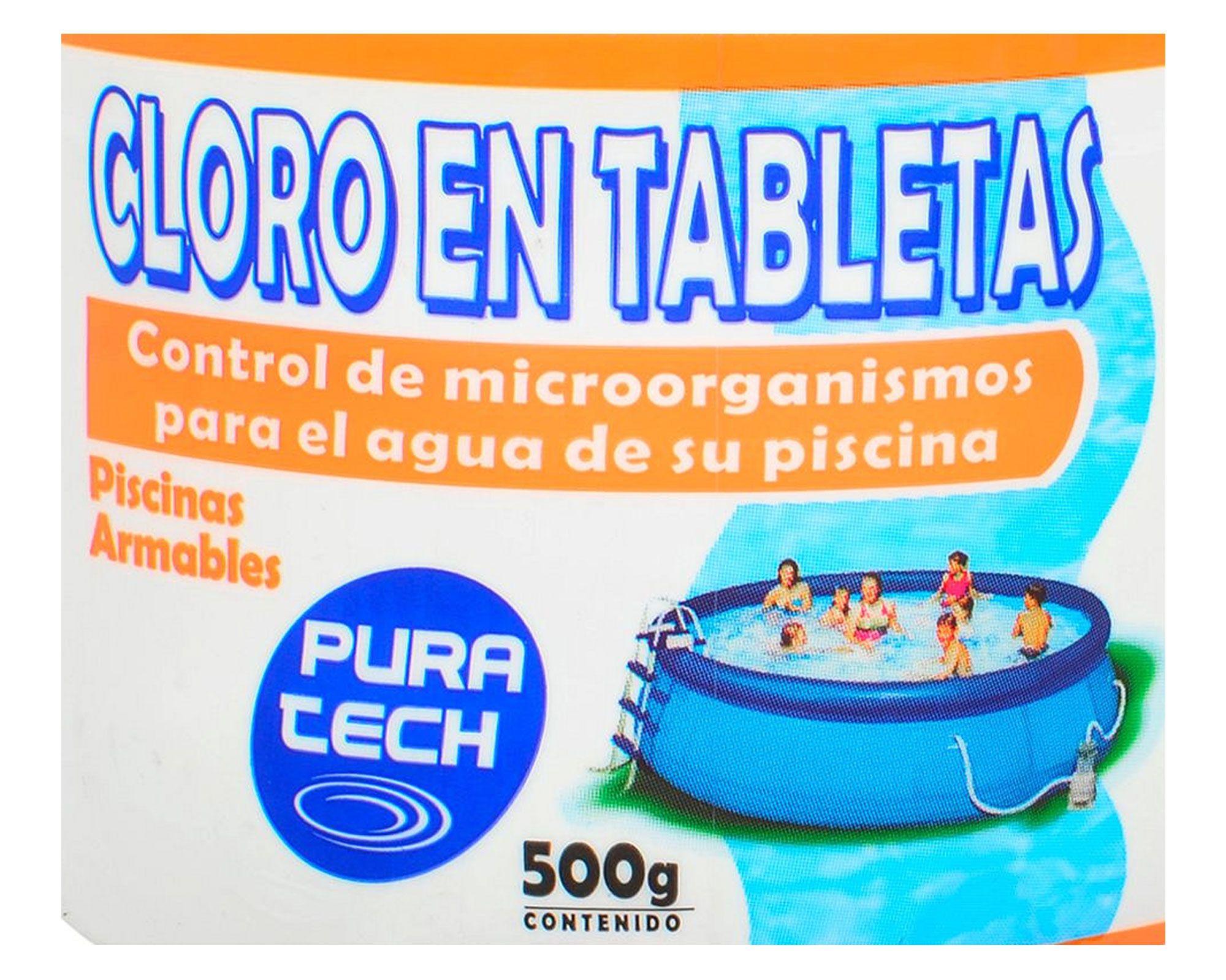 Cloro tableta piscina 500 gr Pura tech-2