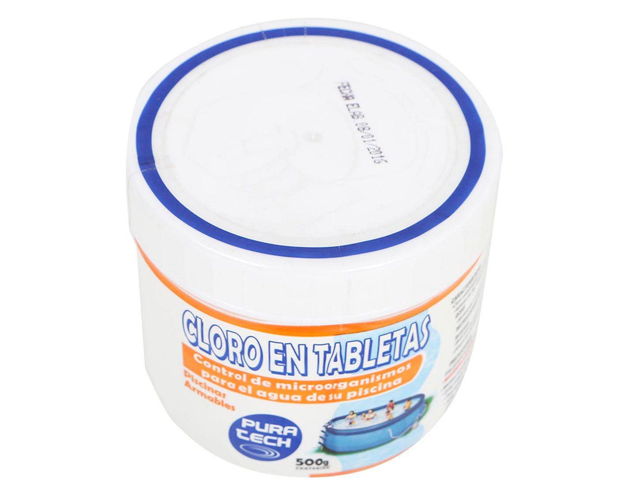 Cloro tableta piscina 500 gr Pura tech-1