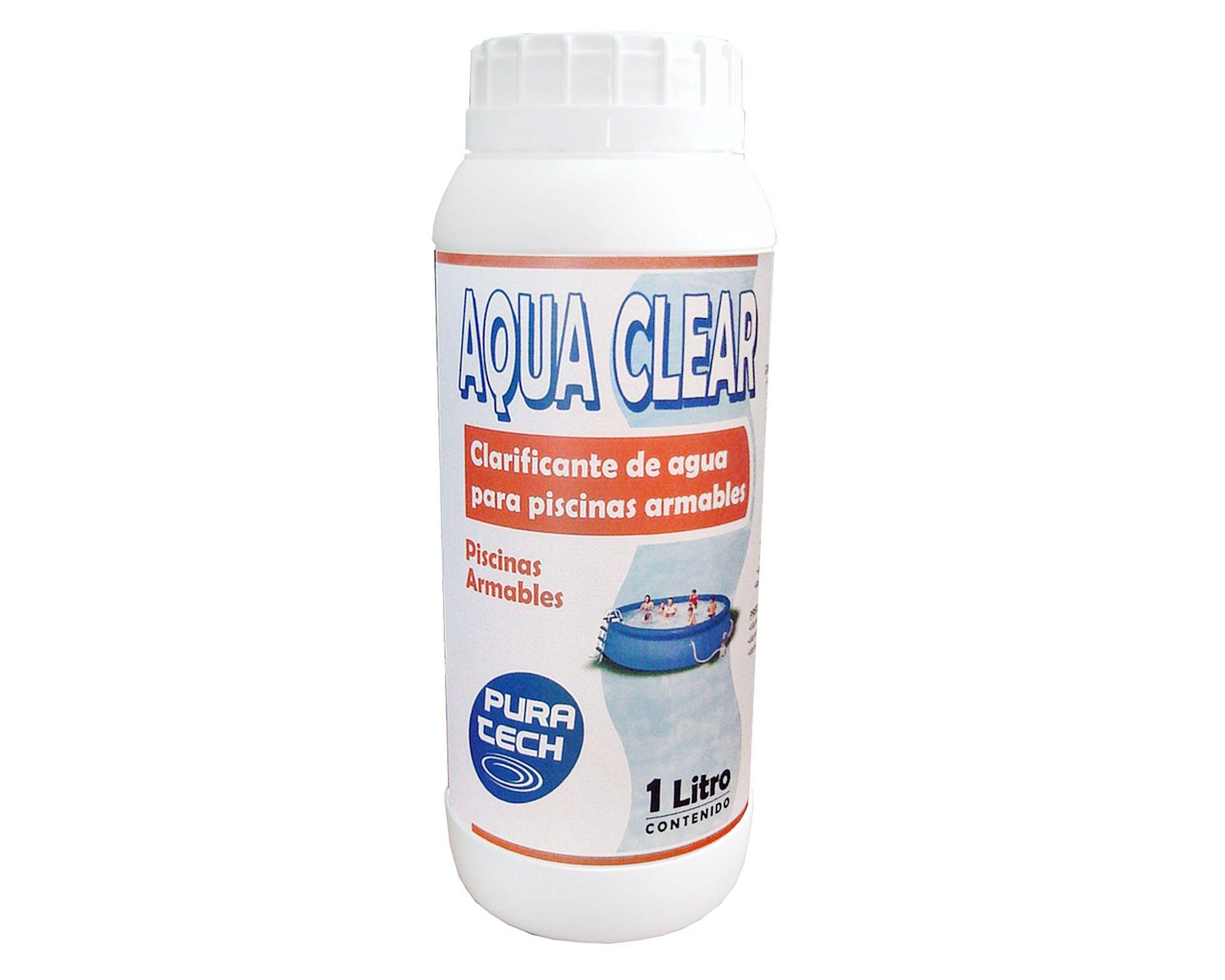 Clarificador piscina 1 litro Aqua clear Pura tech-0