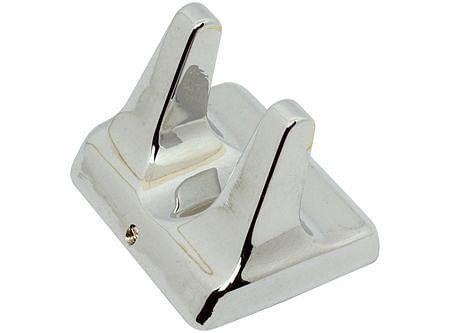 Percha doble Siena cromo Vessanti.-0