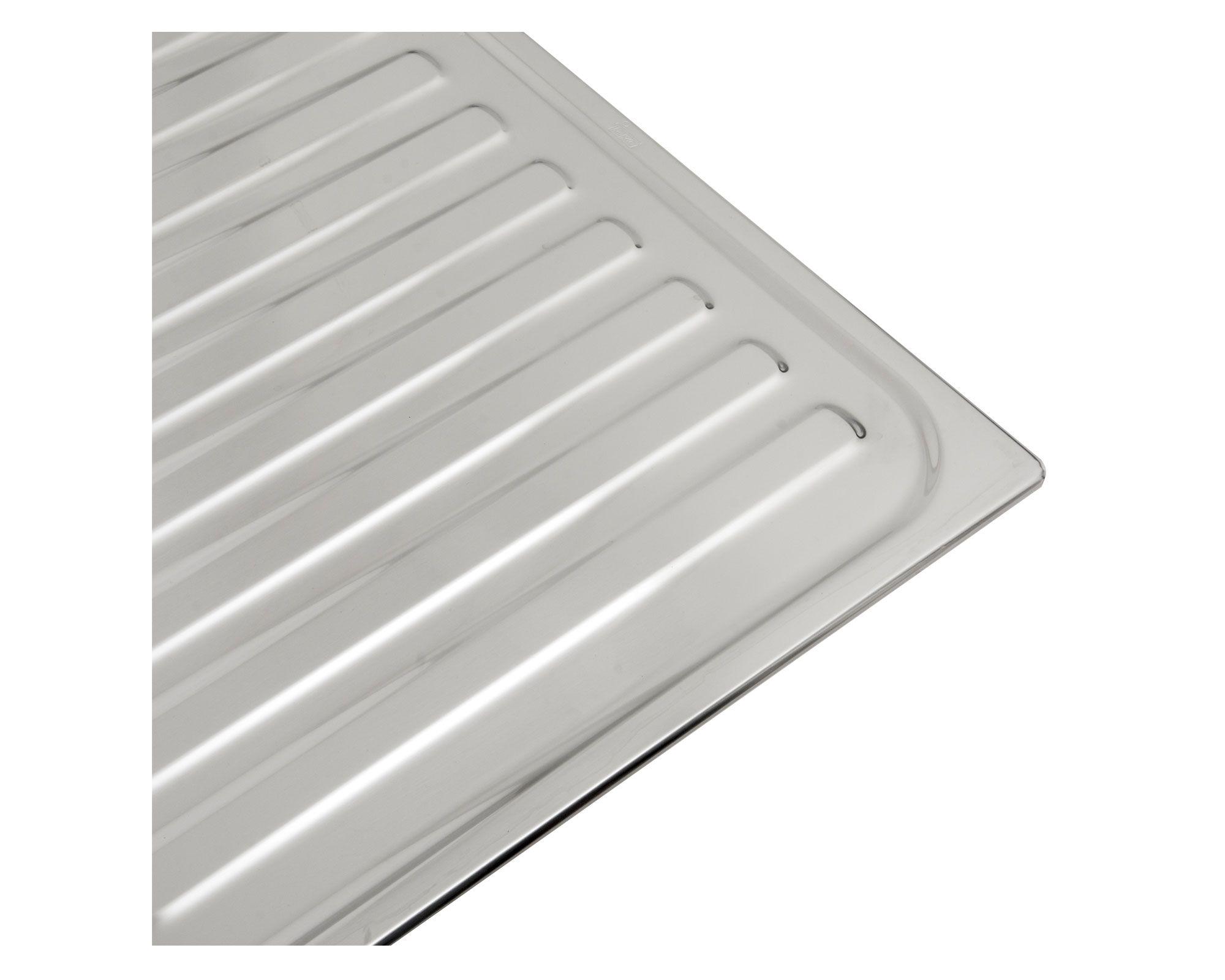 Lavaplatos empotrado 140 cm Classic cromado Teka-8