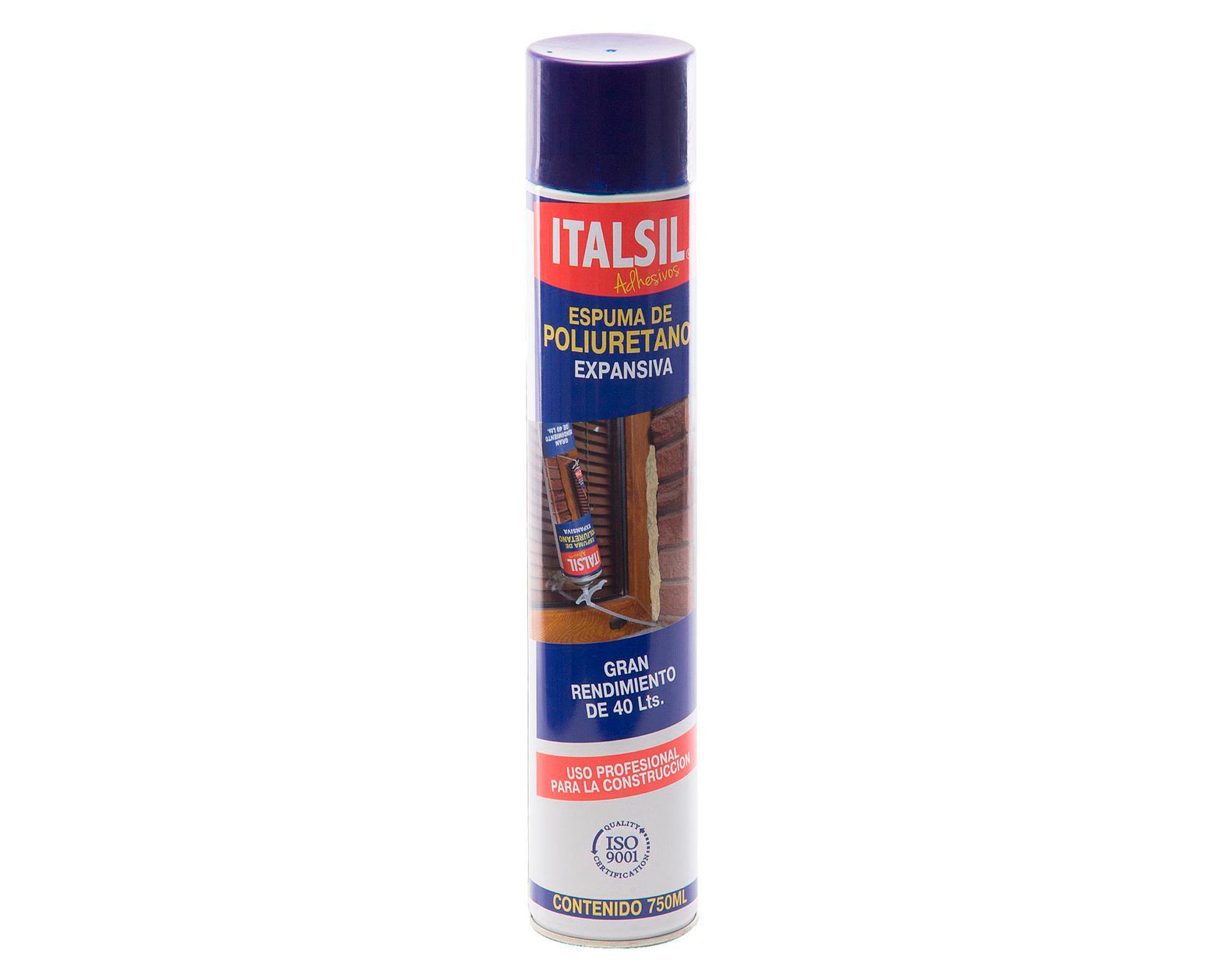 Espuma de poliuretano 750 ml Expansiva Italsil-0
