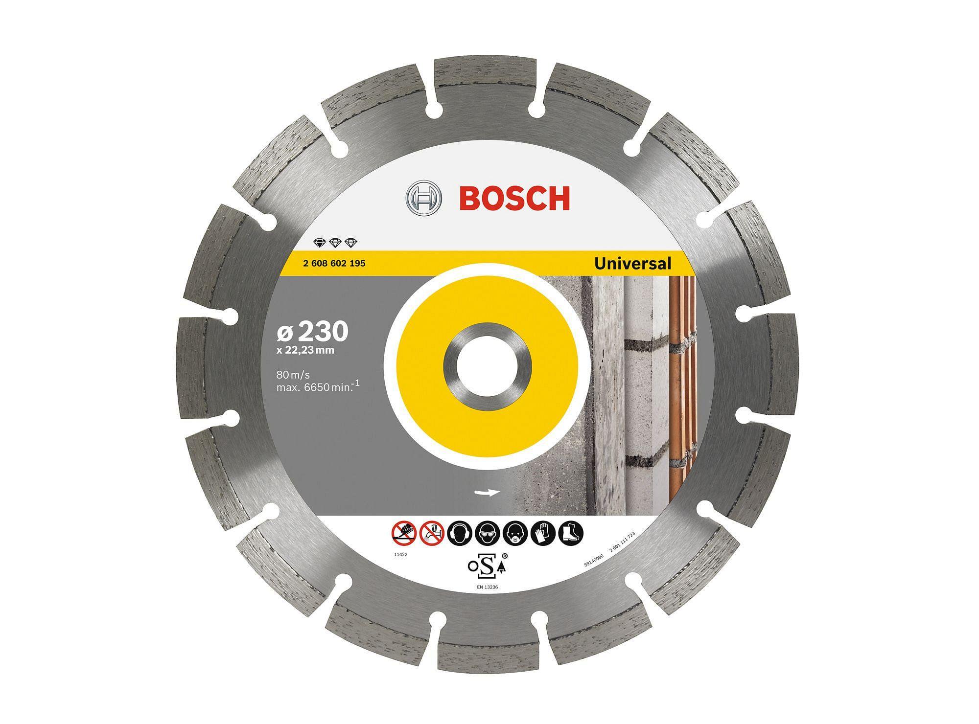 Disco tronzador 9'' diamantes segmentado standard universal Bosch-0