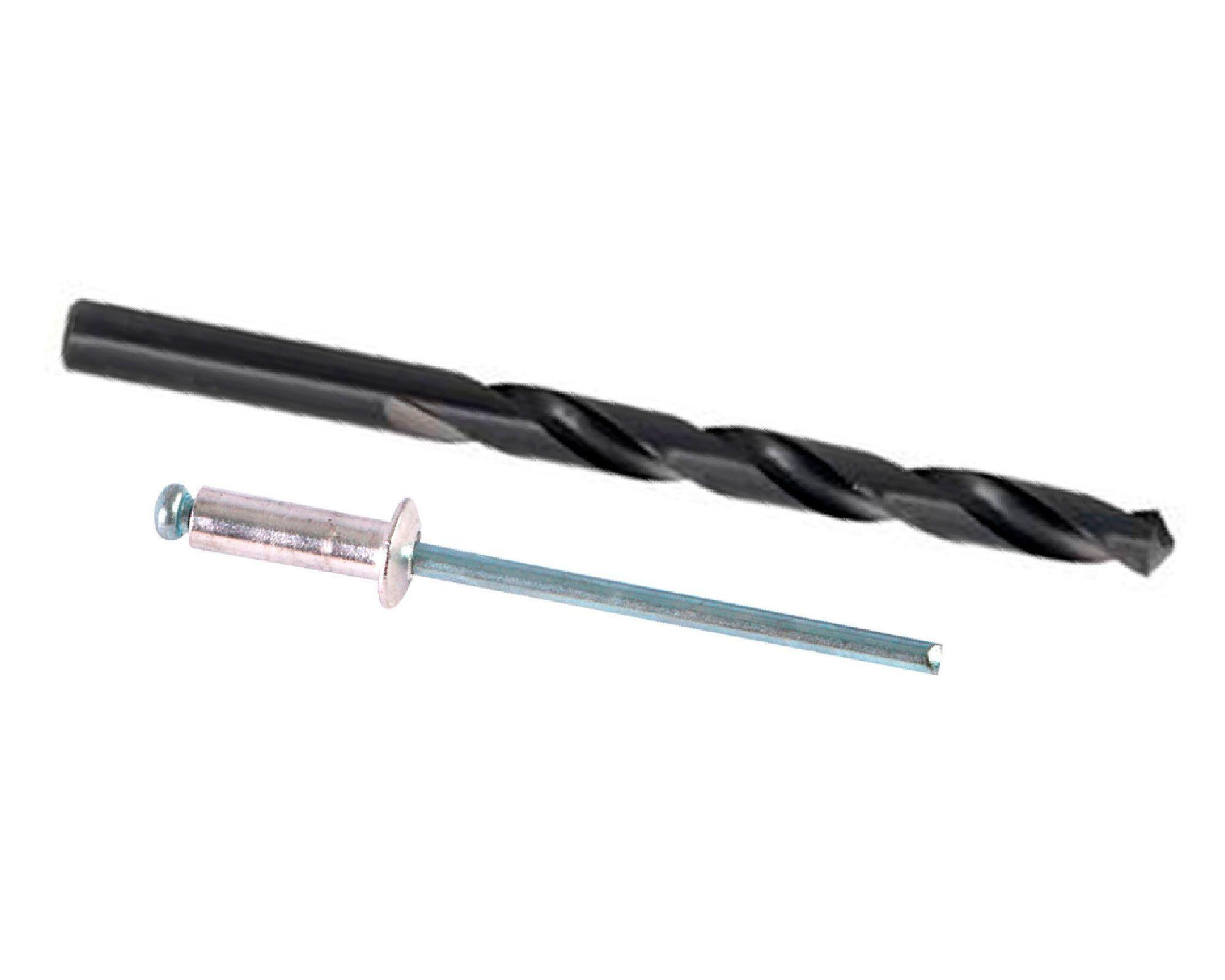 Remache tipo Pop 4,8 x 12 mm + Broca 500 unidades Imporper-0