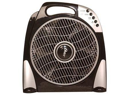 Ventilador potente 16'' 1696 rejilla rotativa banco gris Oster.-0