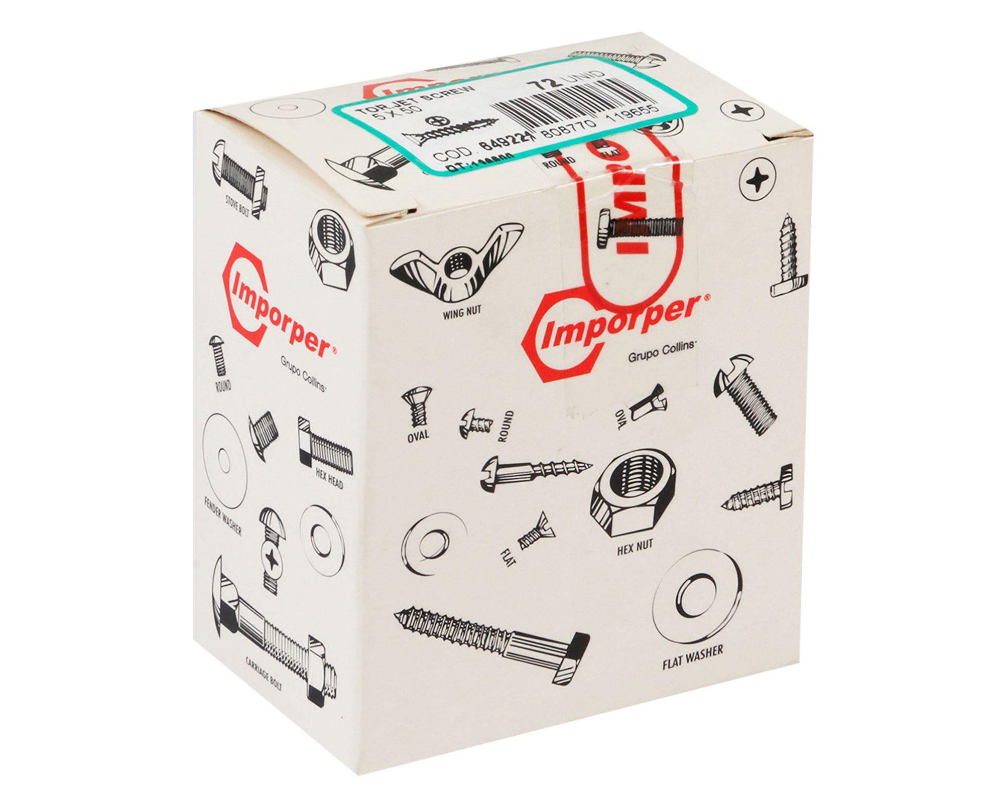 Tornillo #3x2'' Jet screw 72 unidades Imporper-3