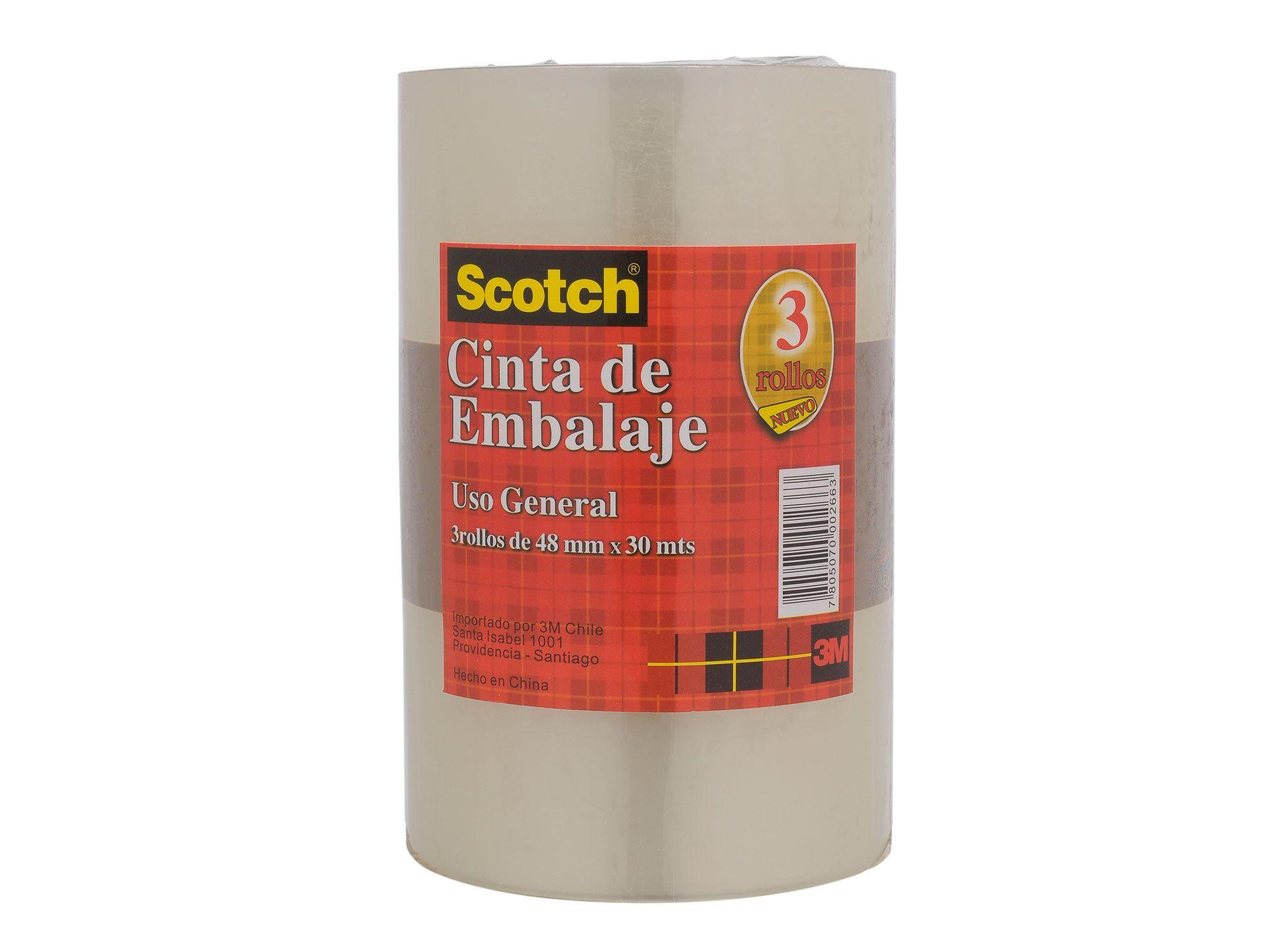 Cinta de embalaje 48 mm 30 m 3 unidades Scotch-1