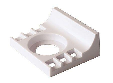 Porta vaso y cepillo de dientes 16x18 cm blanco Cotidiana-0