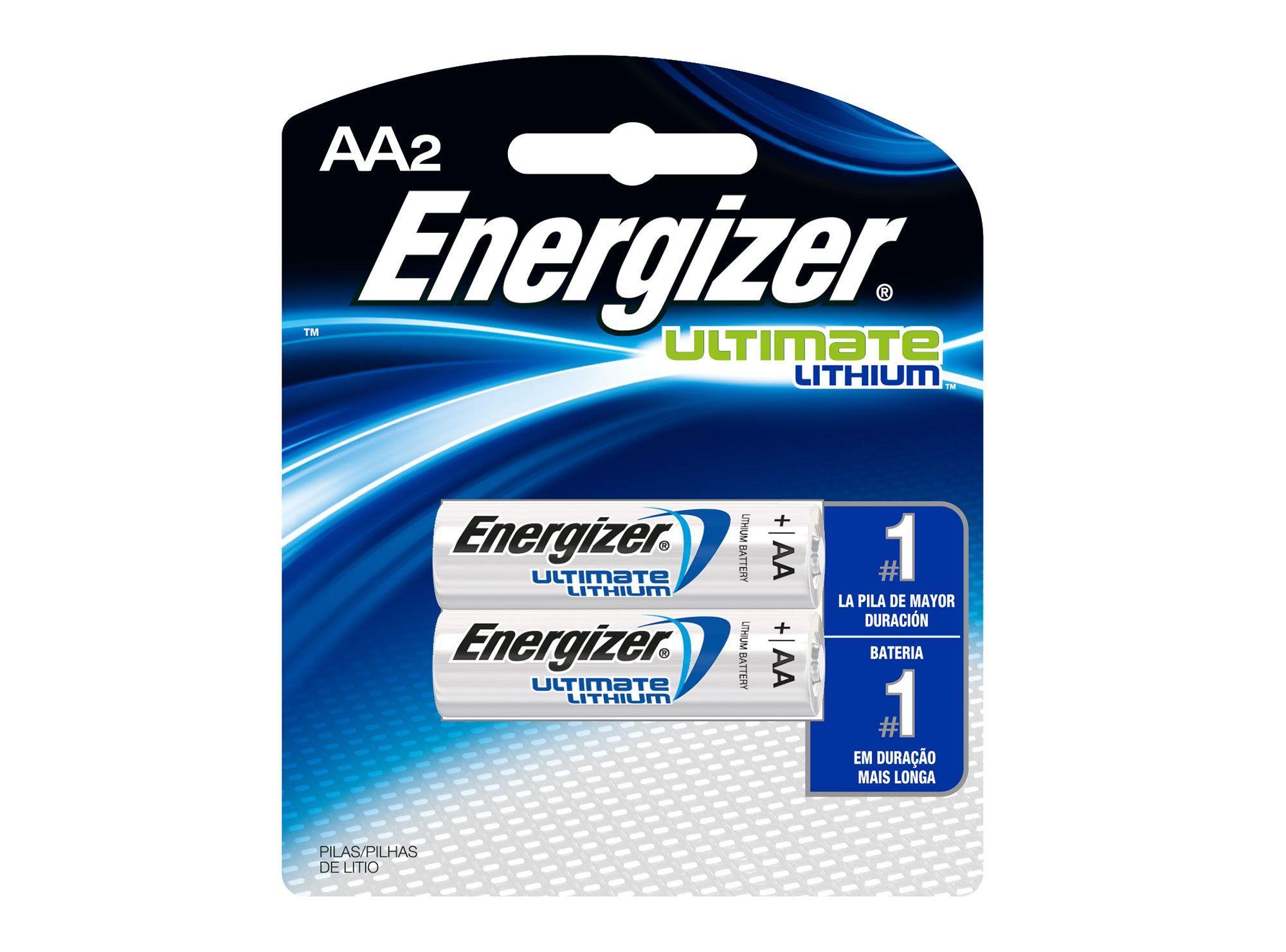 Pilas litio Ultimate lithium AA 2 unidades Energizer-1