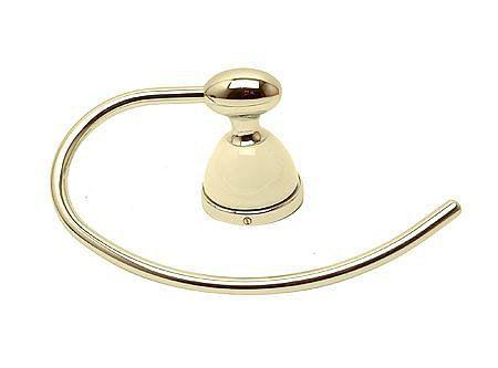Toallero argolla Oasis blanco cromo Vessanti-1