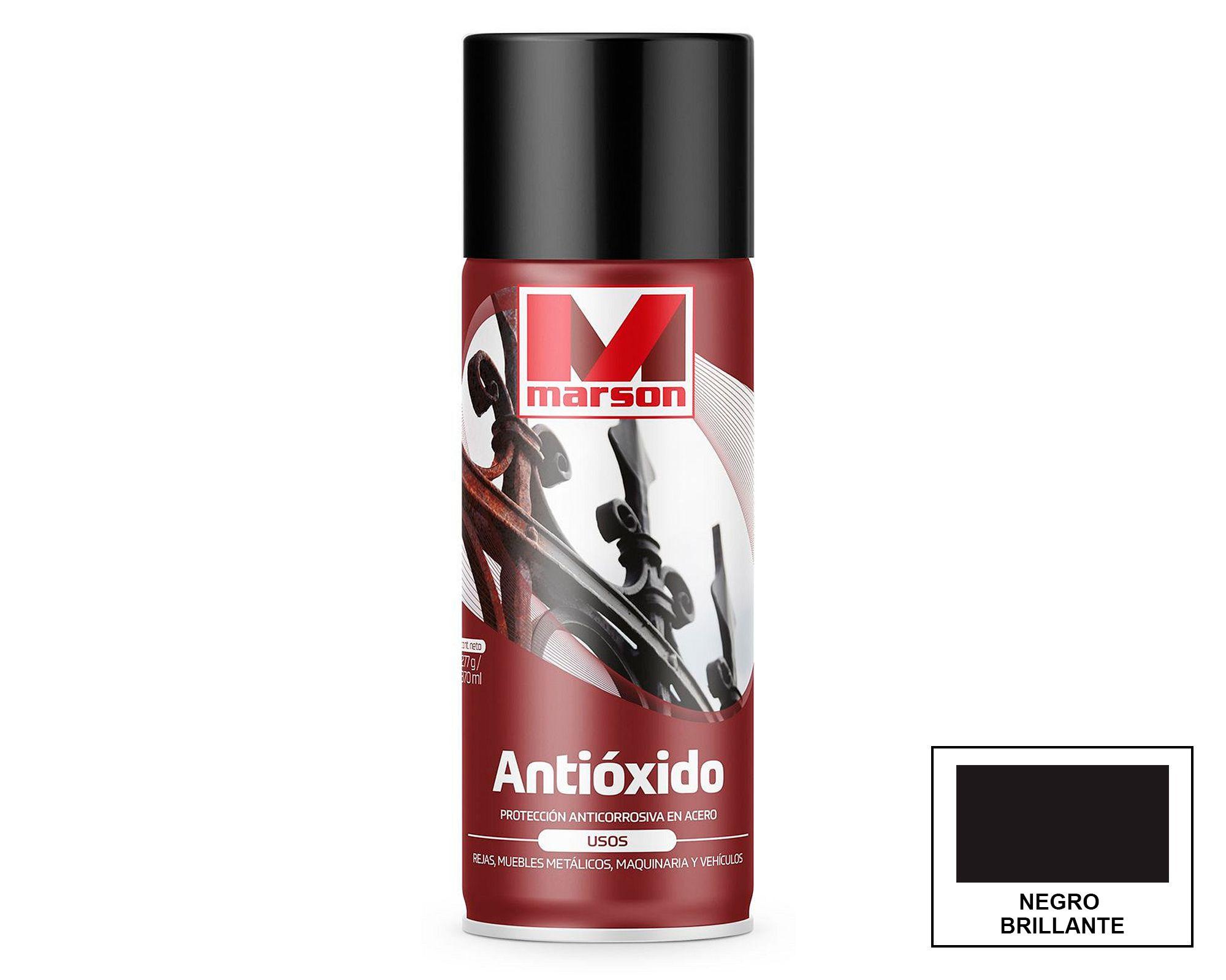 Pintura spray Antióxido Negro Marson-0