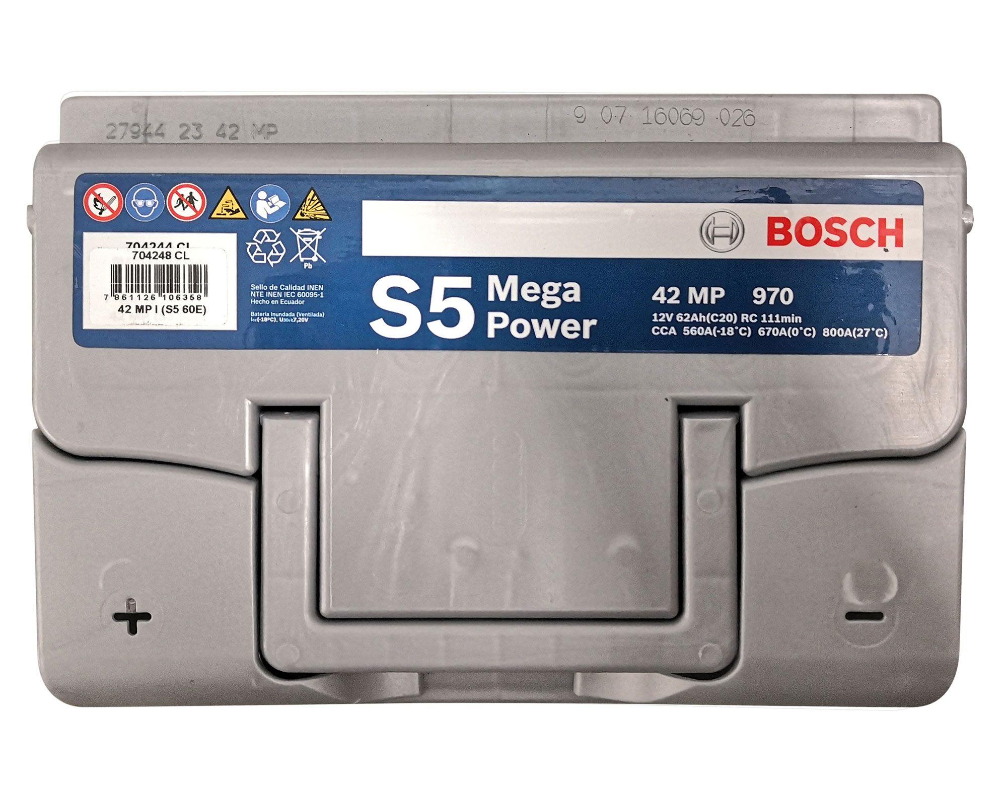 Batería 60AH 500CCA izquierdo S560E-E Bosch-3