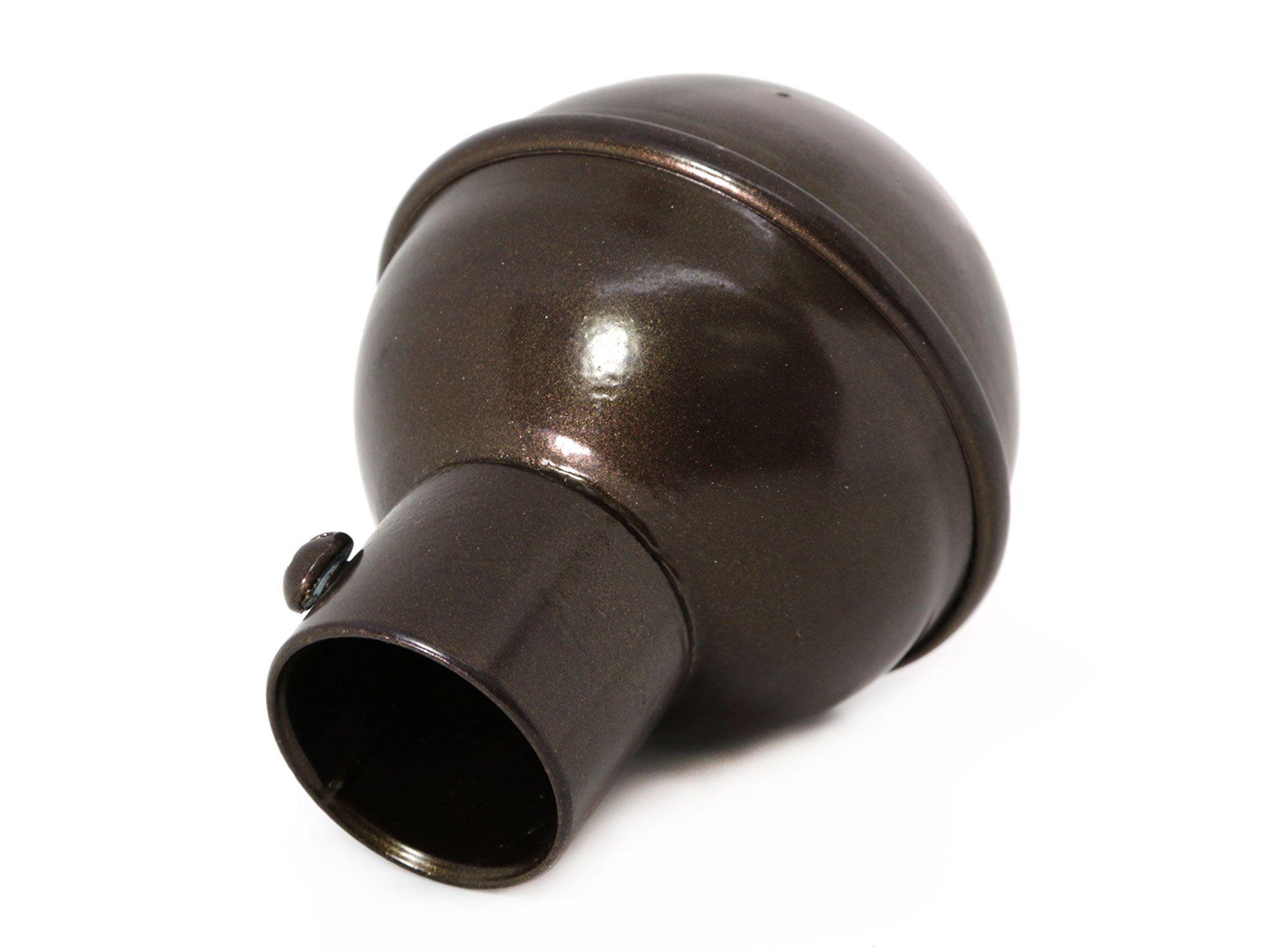 Terminal esfera 1'' Rustik champagne Decorod-0