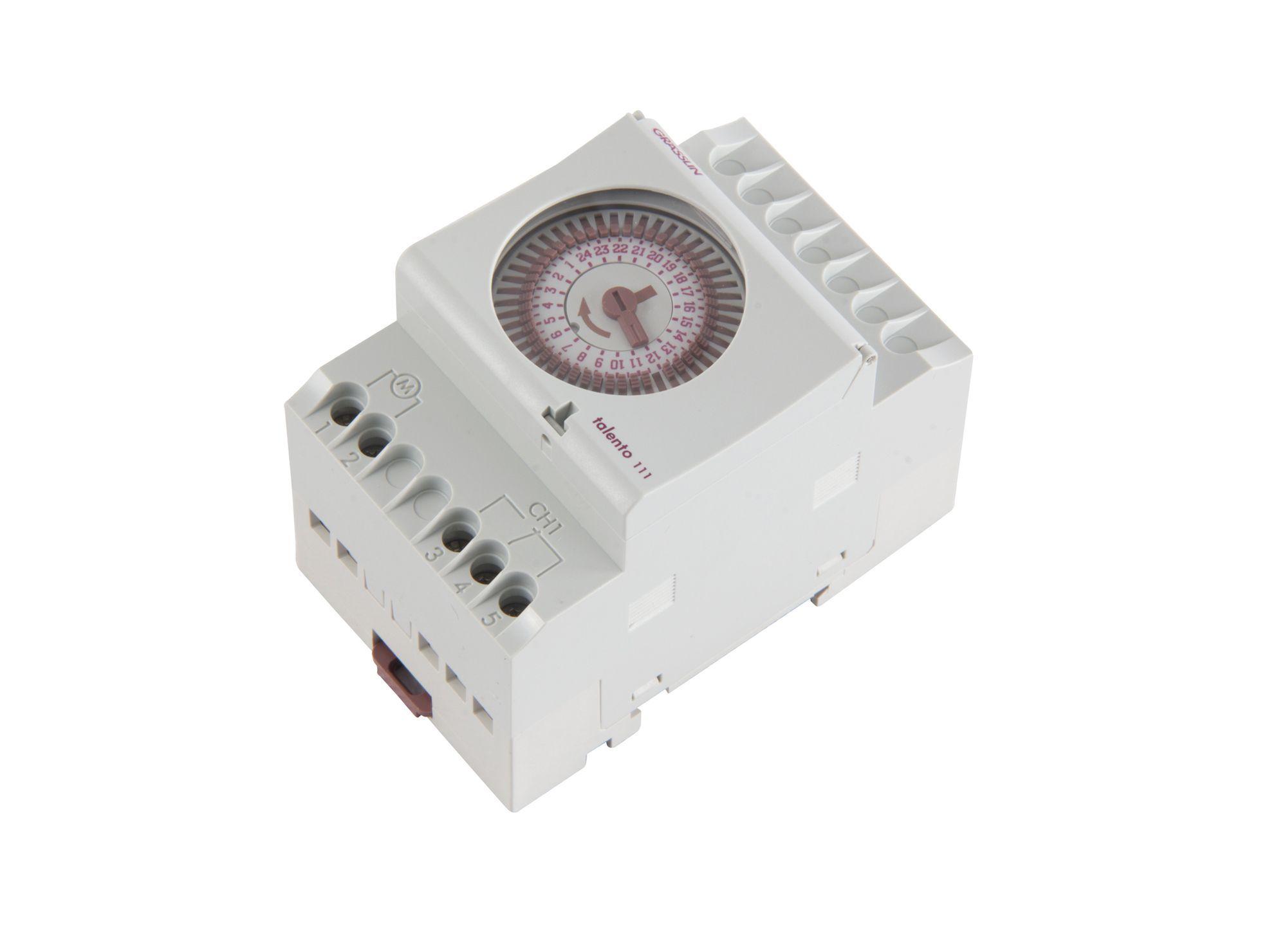 Reloj interruptor talento 111 programable 24 horas 16a Grasslin-1